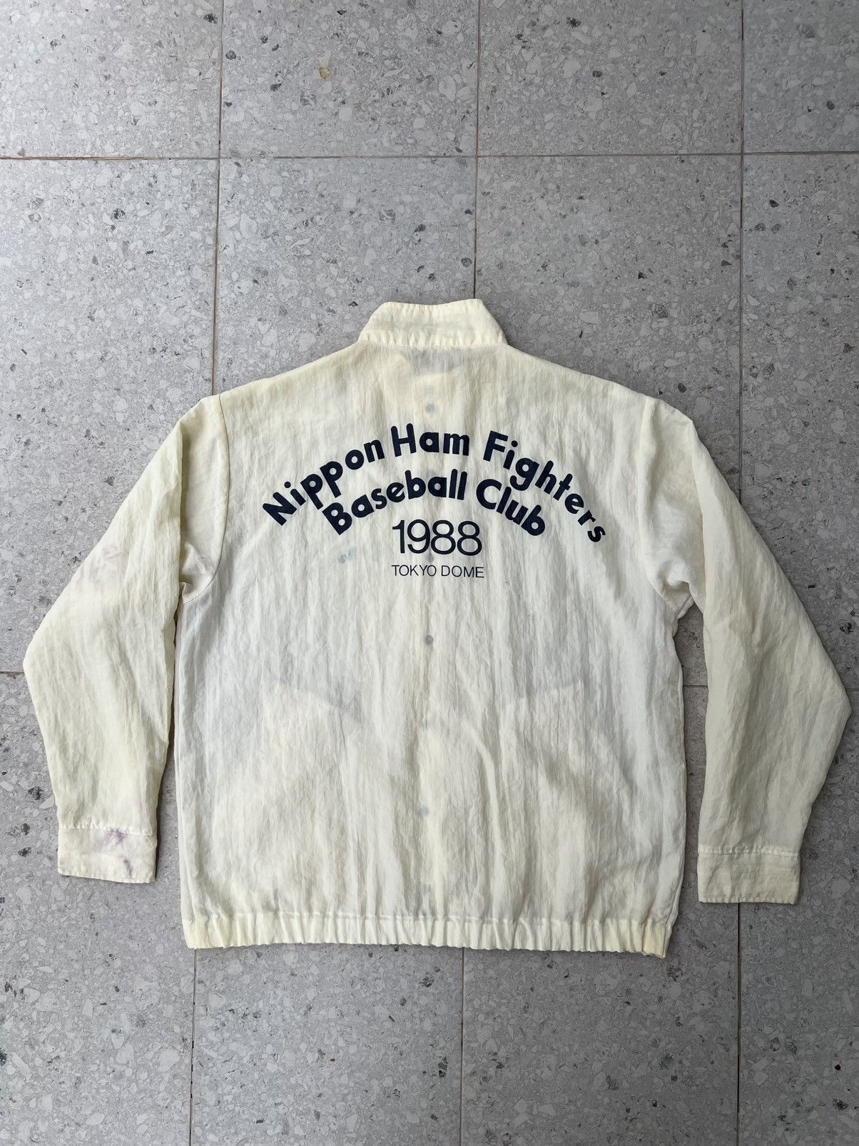 Japanese Brand 80s Nippon Ham Fighters Baseball Club Size US M / EU 48-50 / 2 - 7 Thumbnail
