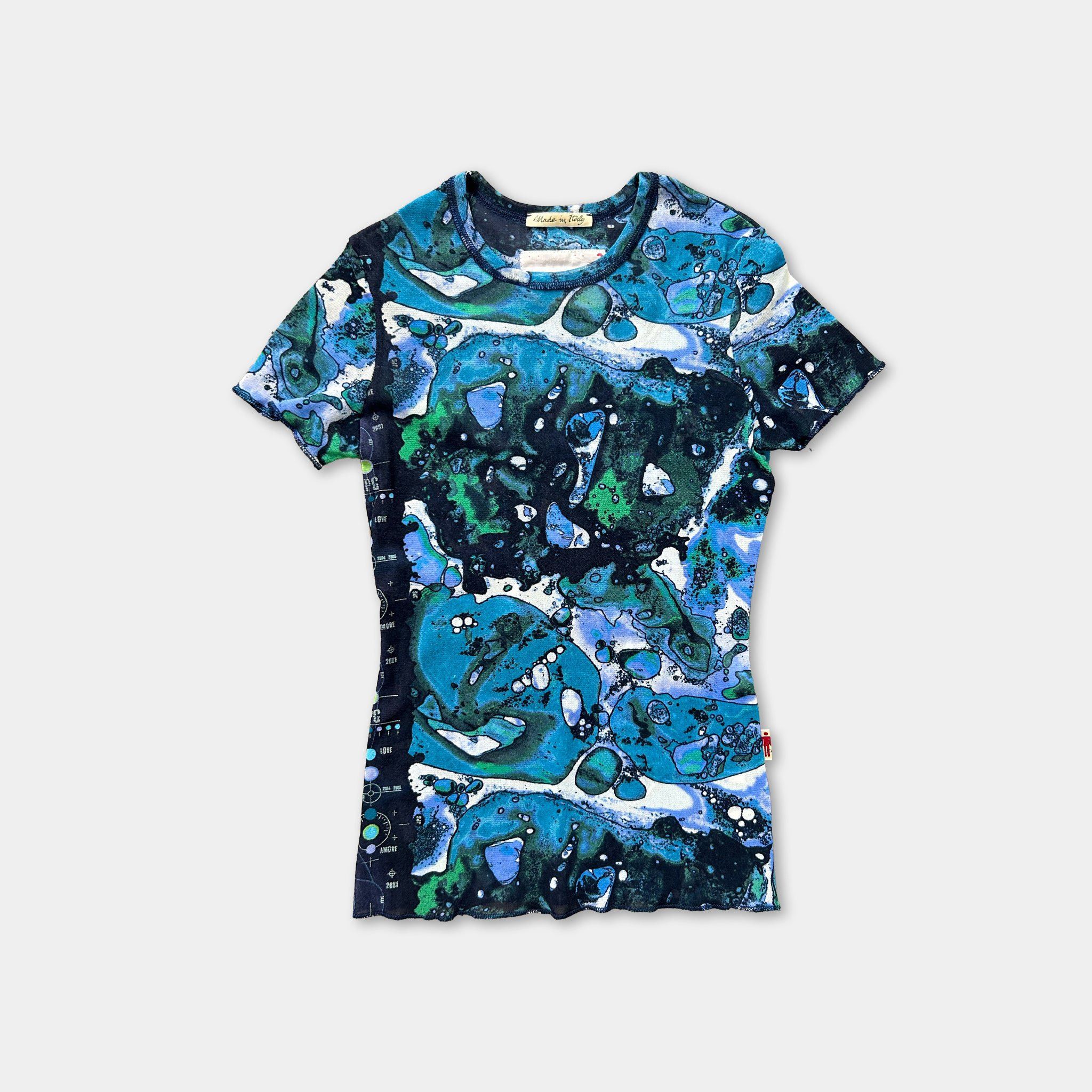 Jean Paul Gaultier Jean Paul Gaultier SS01 Bacteria Mesh Tee Size US M / EU 48-50 / 2 - 1 Thumbnail