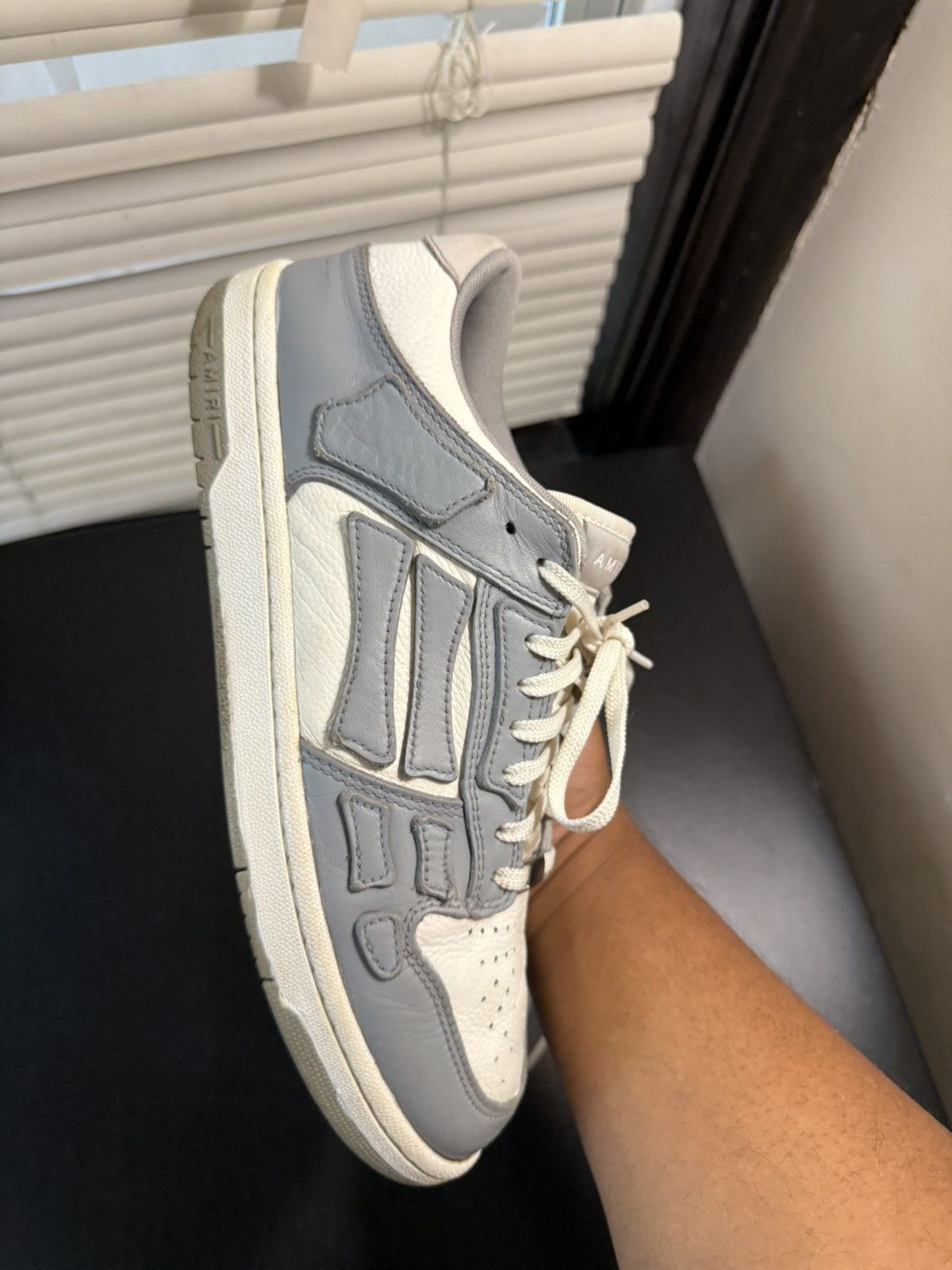 Amiri Amiri Skeleton Low Size 11 Grey Size US 11 / EU 44 - 8 Thumbnail