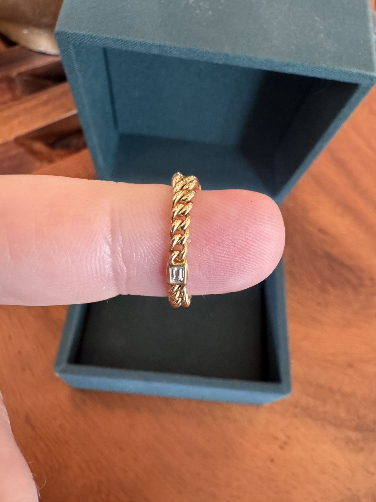 M.Cohen MAOR 18k Gold Curb Ring size 7 Size ONE SIZE - 4 Thumbnail
