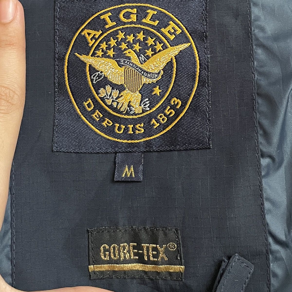 Aigle × Vintage Vintage Brand Aigle Half Zipper Anorak Jacket 1990s Size US M / EU 48-50 / 2 - 11 Thumbnail