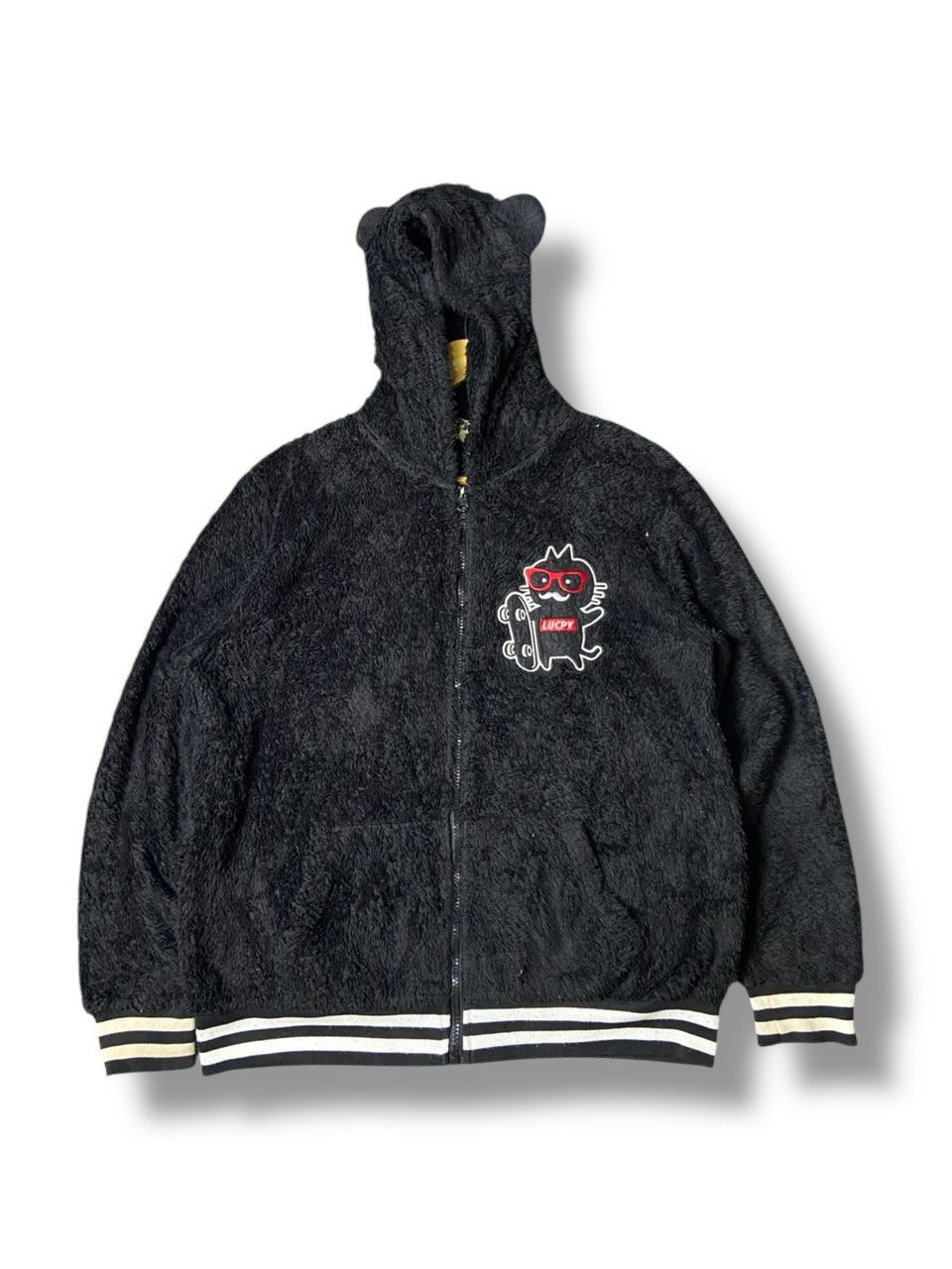 Japanese Brand × Seditionaries × Vintage LUCPY Brand Fleece Zipped Hoodies (124) Size US L / EU 52-54 / 3 - 1 Thumbnail