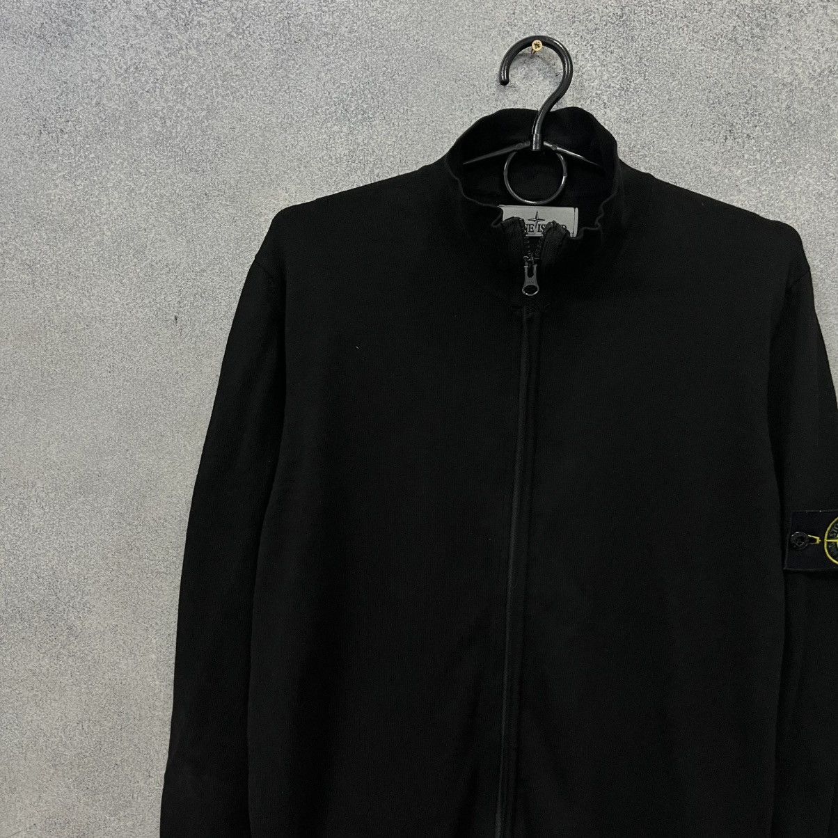 Stone Island Stone Island Knit Zip Sweater Sz S Black Size US S / EU 44-46 / 1 - 3 Thumbnail