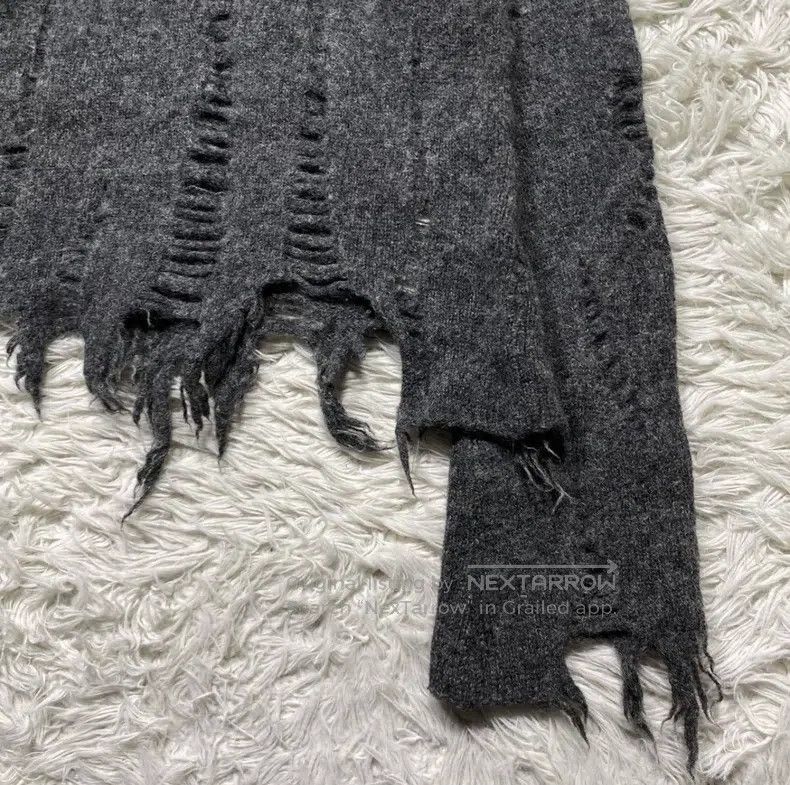 Junya Watanabe Junya Watanabe Distressed Wool Sweater Size S / US 4 / IT 40 - 7 Thumbnail