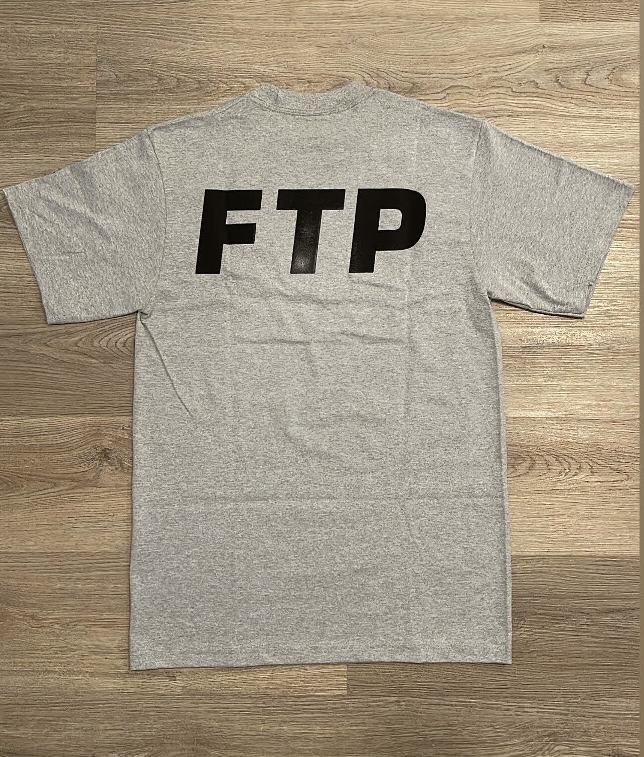 Fuck The Population FTP Flocked Logo T Shirt Heather Gray Size Medium Brand New Size US M / EU 48-50 / 2 - 1 Thumbnail