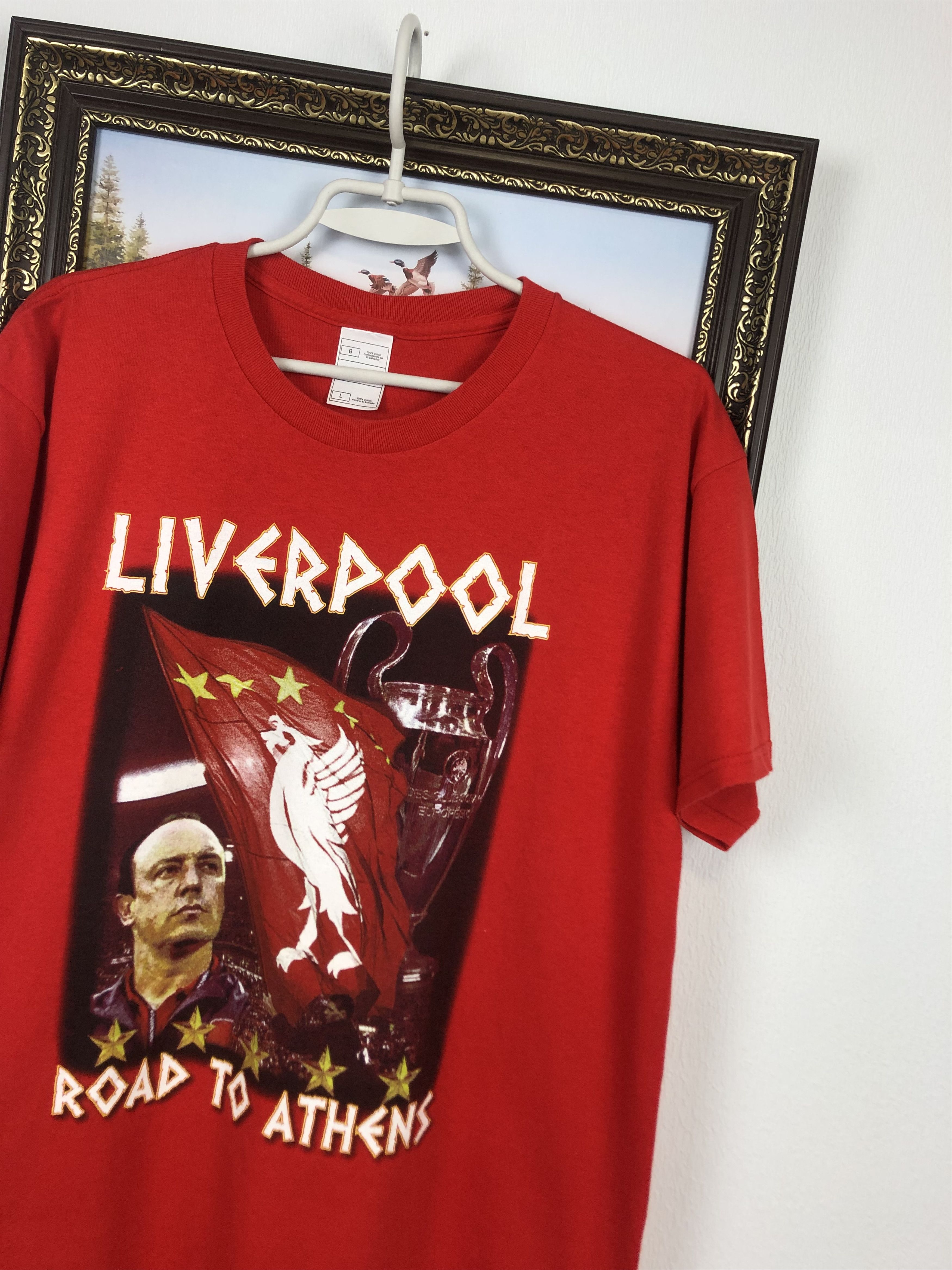 Vintage Vintage Liverpool Shirt Jersey Tee Rare Hype Size Champions Size US L / EU 52-54 / 3 - 4 Thumbnail