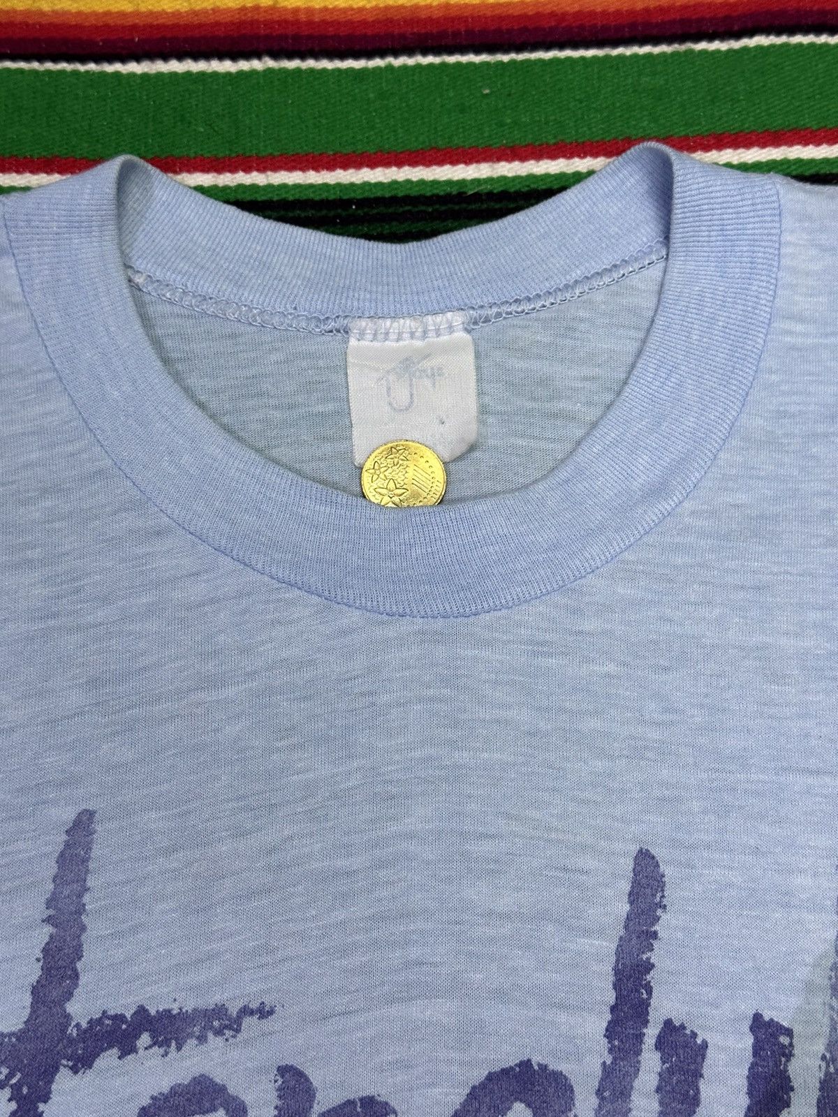 Russell Athletic 💥Vintage Honolulu💥 Simple Tee Honolulu Usa💥 Size US M / EU 48-50 / 2 - 4 Thumbnail