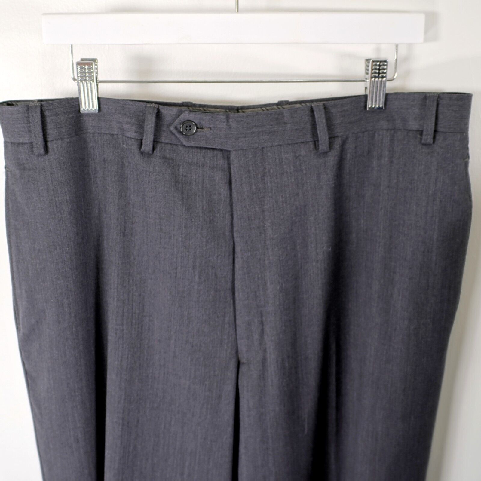 Calvin Klein Calvin Klein Wool Gray 2 Button 2 Piece Suit 42L 36/32 High Size 42L - 2 Thumbnail