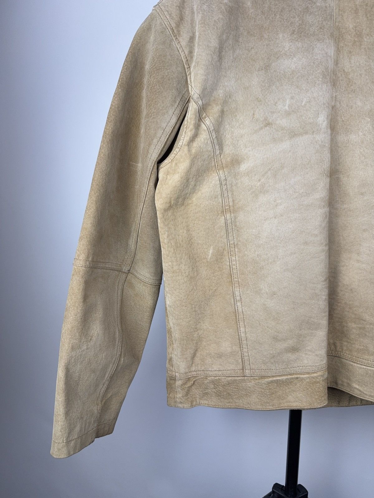Vintage Vintage 90s Avant Garde Leather Biker MOTO Y2K Jacket Size US M / EU 48-50 / 2 - 13 Thumbnail