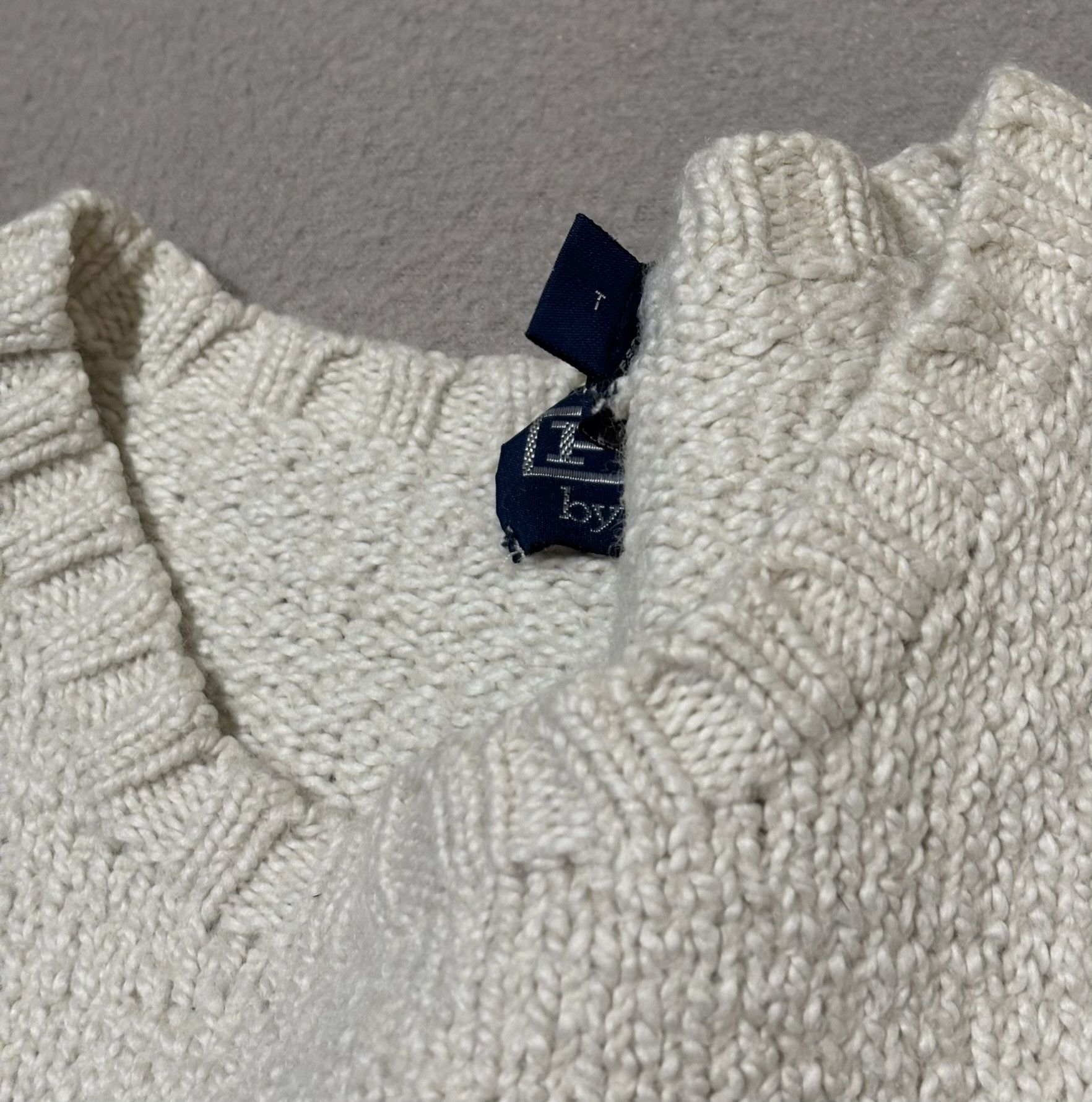 Polo Ralph Lauren Polo Ralph Lauren sweater Cream Wool Large Size L / US 10 / IT 46 - 12 Thumbnail