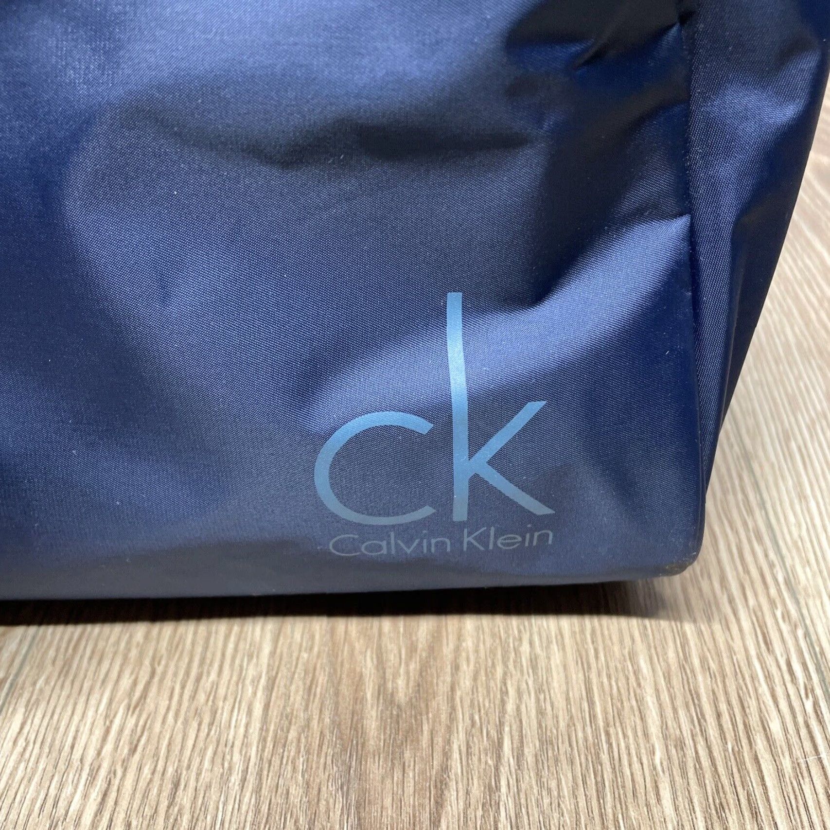 Calvin Klein Calvin Klein CK Blue large Canvas Men Duffle Travel Overnight Bag Size ONE SIZE - 2 Thumbnail
