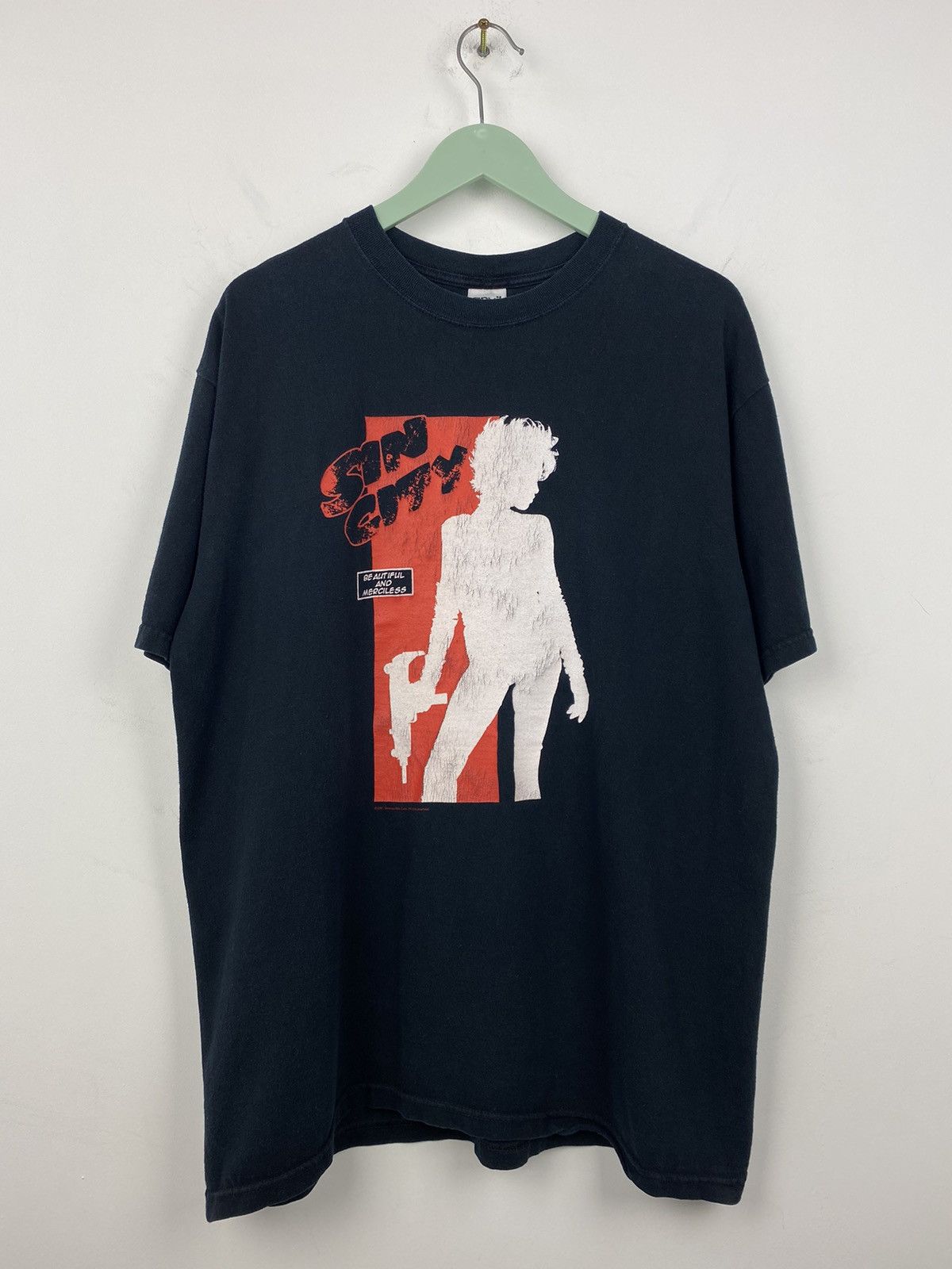 image of Movie x Vintage 2005 Sin City Frank Miller Miramax Promo T Shirt Tee in Black, Men's (Size Large)