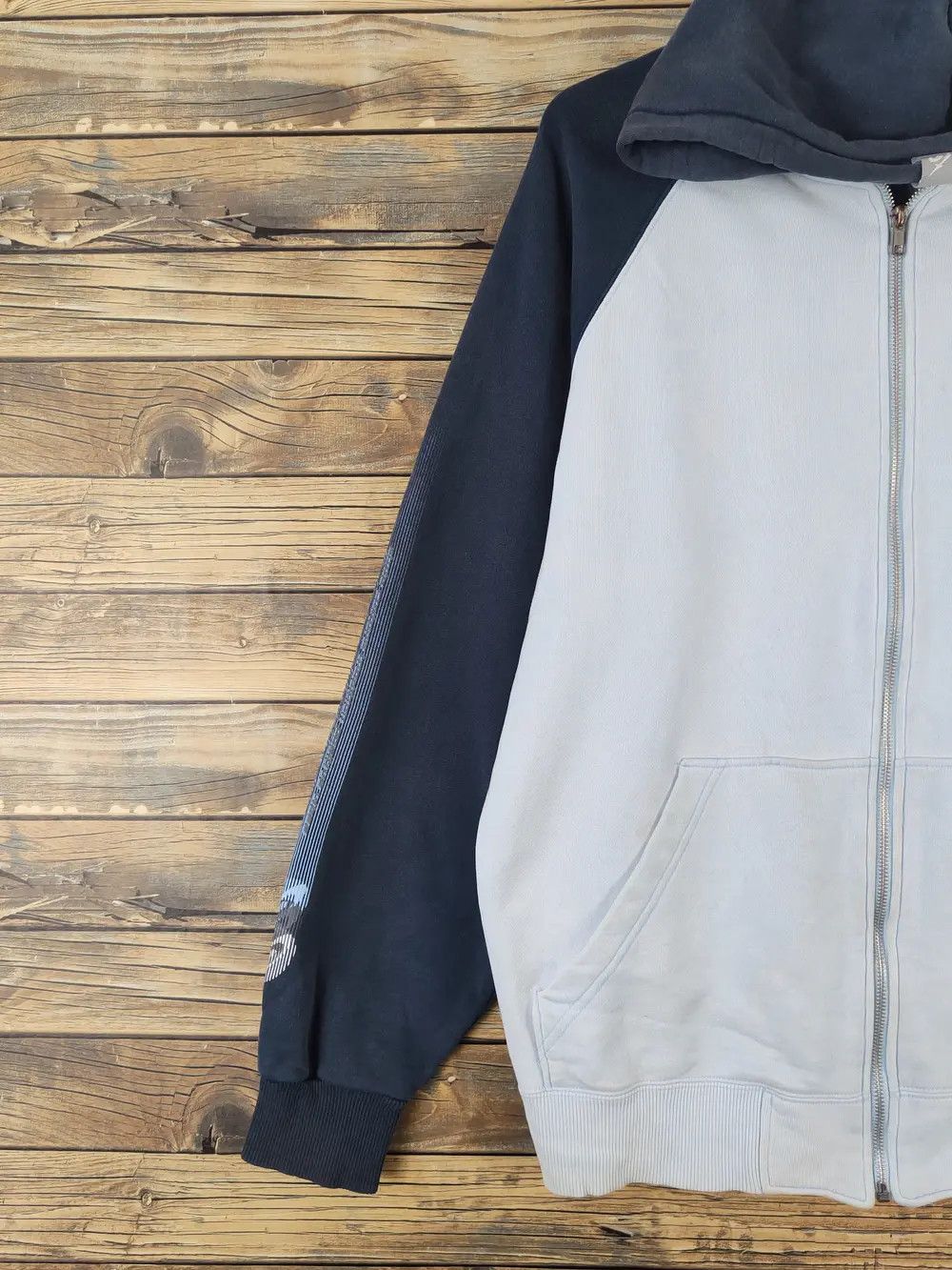 Japanese Brand Piko Blue Hoodie Sweaters #W954 Size US L / EU 52-54 / 3 - 9 Thumbnail