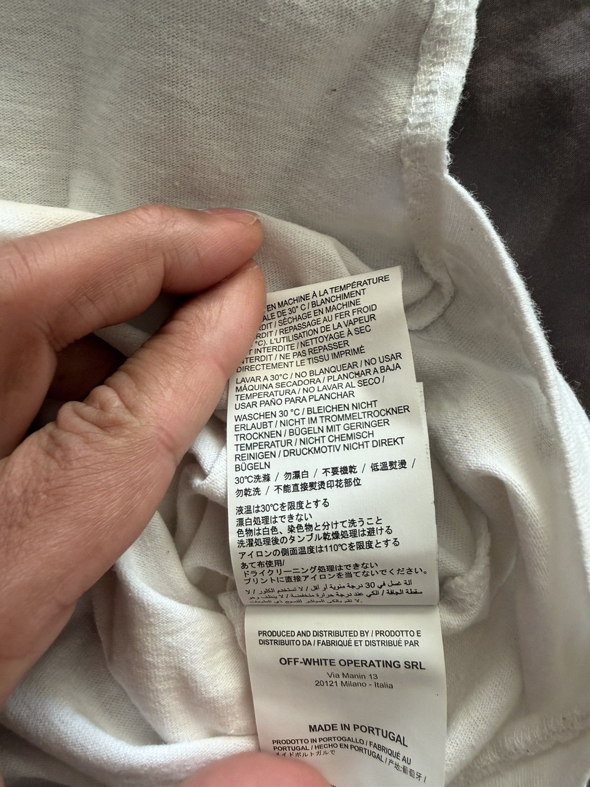 Off-White Off-White Virgil Temperature Map Tee White XL Size US XL / EU 56 / 4 - 13 Thumbnail