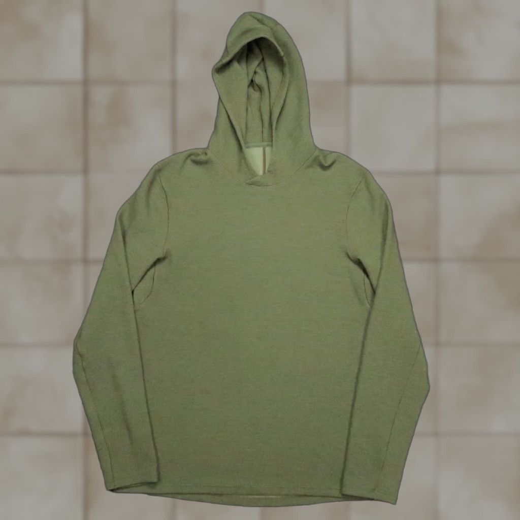 Lululemon Lululemon Hoodie Mens Small Green Shift Stitch Pullover Long Sleeve Textured Size US S / EU 44-46 / 1 - 1 Thumbnail