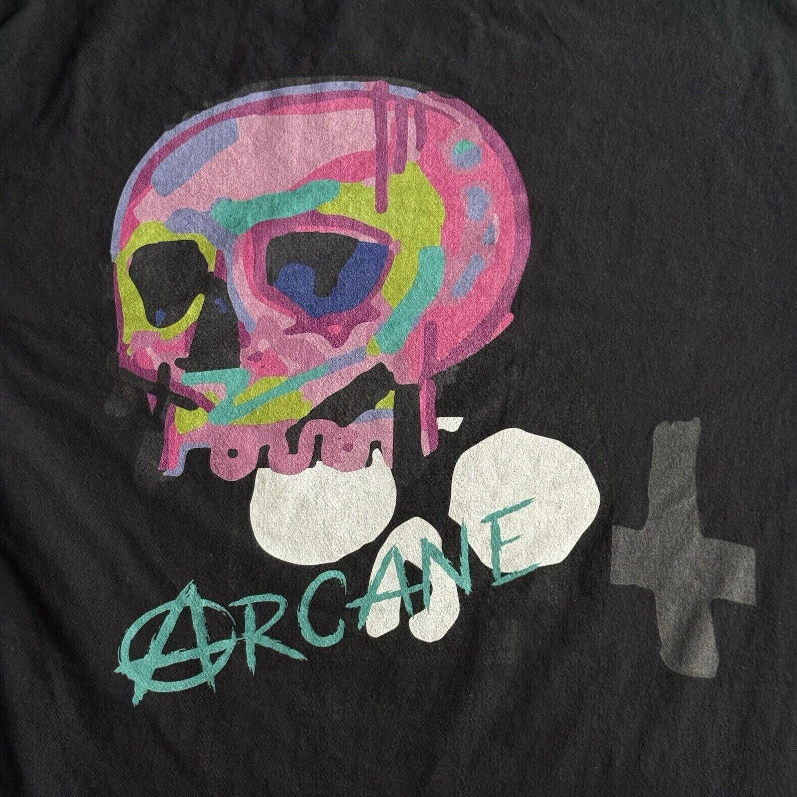 Designer Arcane Skull T-Shirt Size Men's XL Black Affliction Tapout Size US XL / EU 56 / 4 - 3 Thumbnail