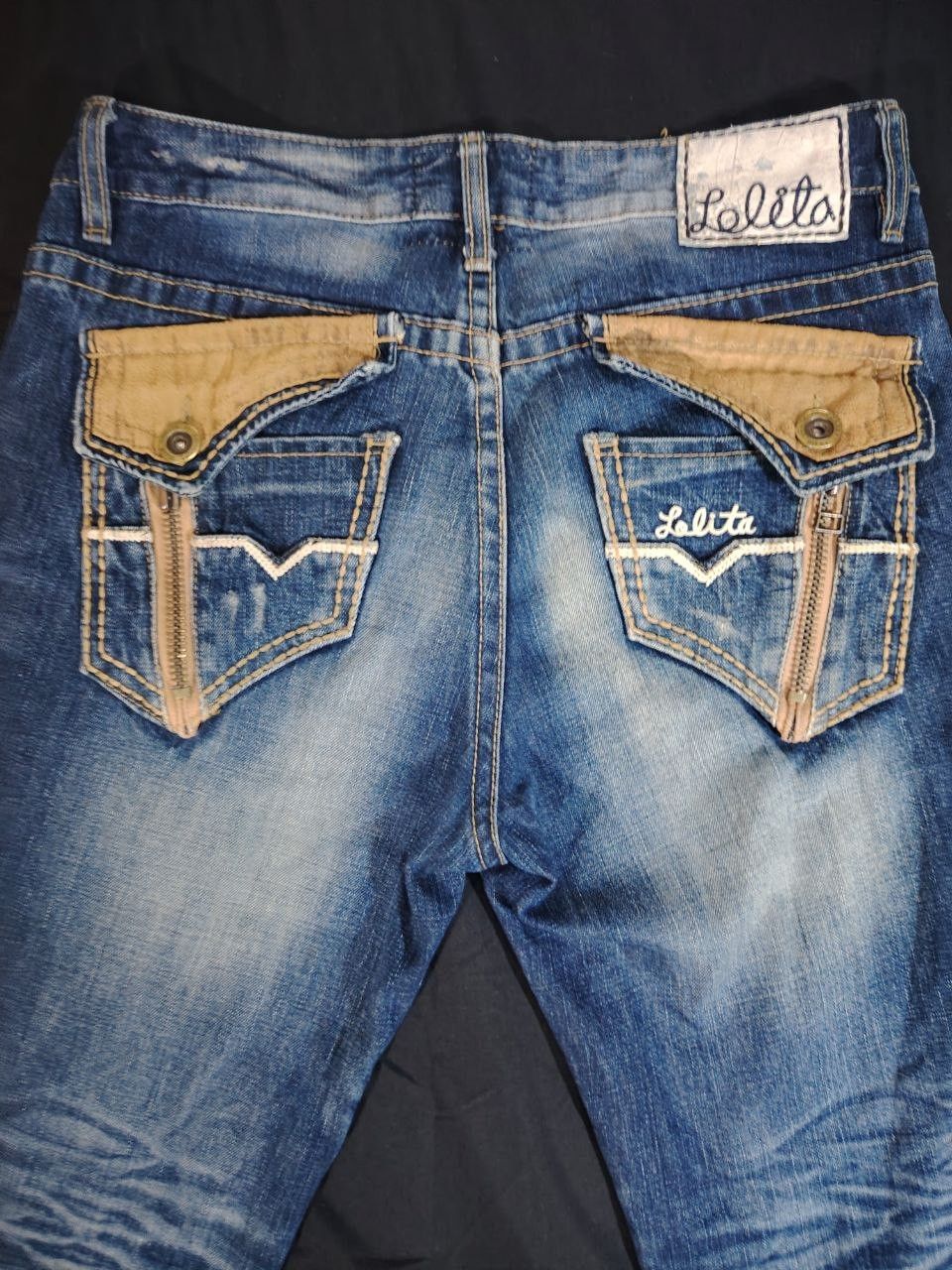 Other Lolita Jeans Distressed Vintage Denim , Rare Streetwear Size US 35 - 4 Thumbnail