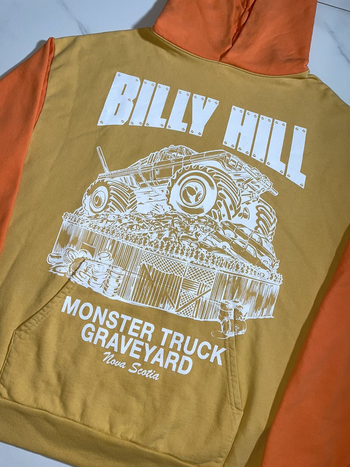 Billy Hill 2021 Billy Hill Monster Truck Graveyard Hoodie Two Tone Size US XXL / EU 58 / 5 - 3 Thumbnail