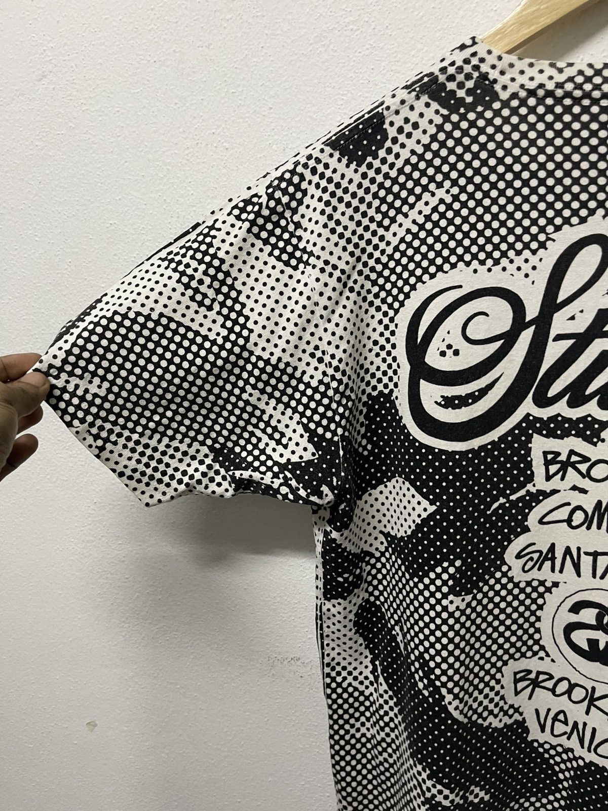 Stussy 2000s STUSSY WORLD TOUR FULLPRINT SHIRT RARE Size US M / EU 48-50 / 2 - 16 Thumbnail