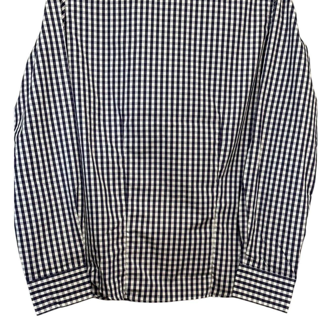 Other Pennington & Bailes Shirt Gingham Check Button-Up Blue M NWT Size US M / EU 48-50 / 2 - 5 Thumbnail