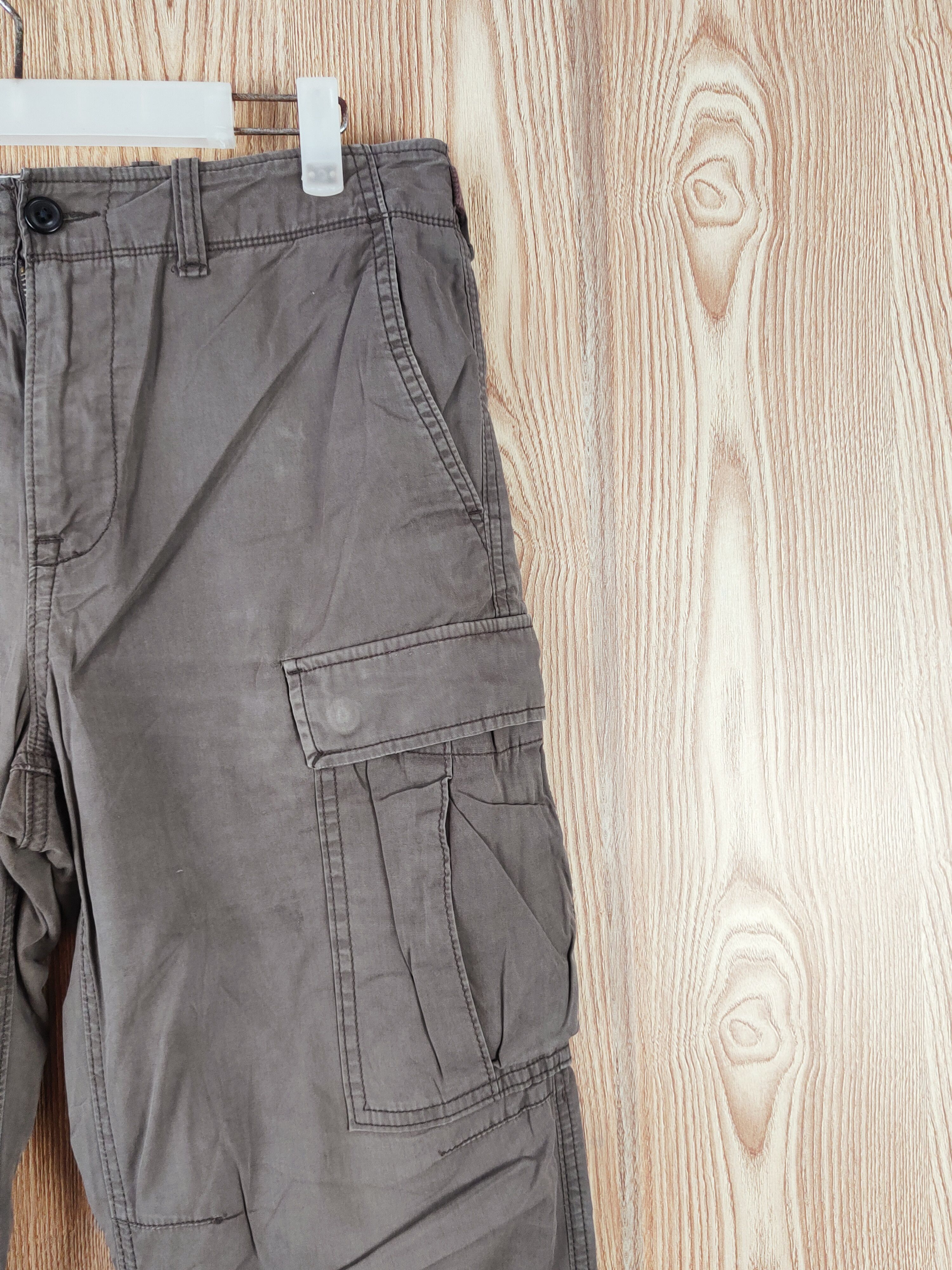 Gap Gap Dark Brown Multipocket Tactical Cargo Pants #W775 Size US 31 - 5 Thumbnail