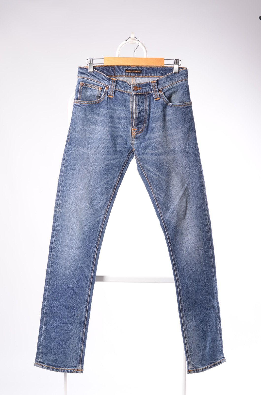 Nudie Jeans Nudie Jeans Grim Tim Org. Twisted Blue Denim Pants 30 Size US 30 / EU 46 - 3 Thumbnail