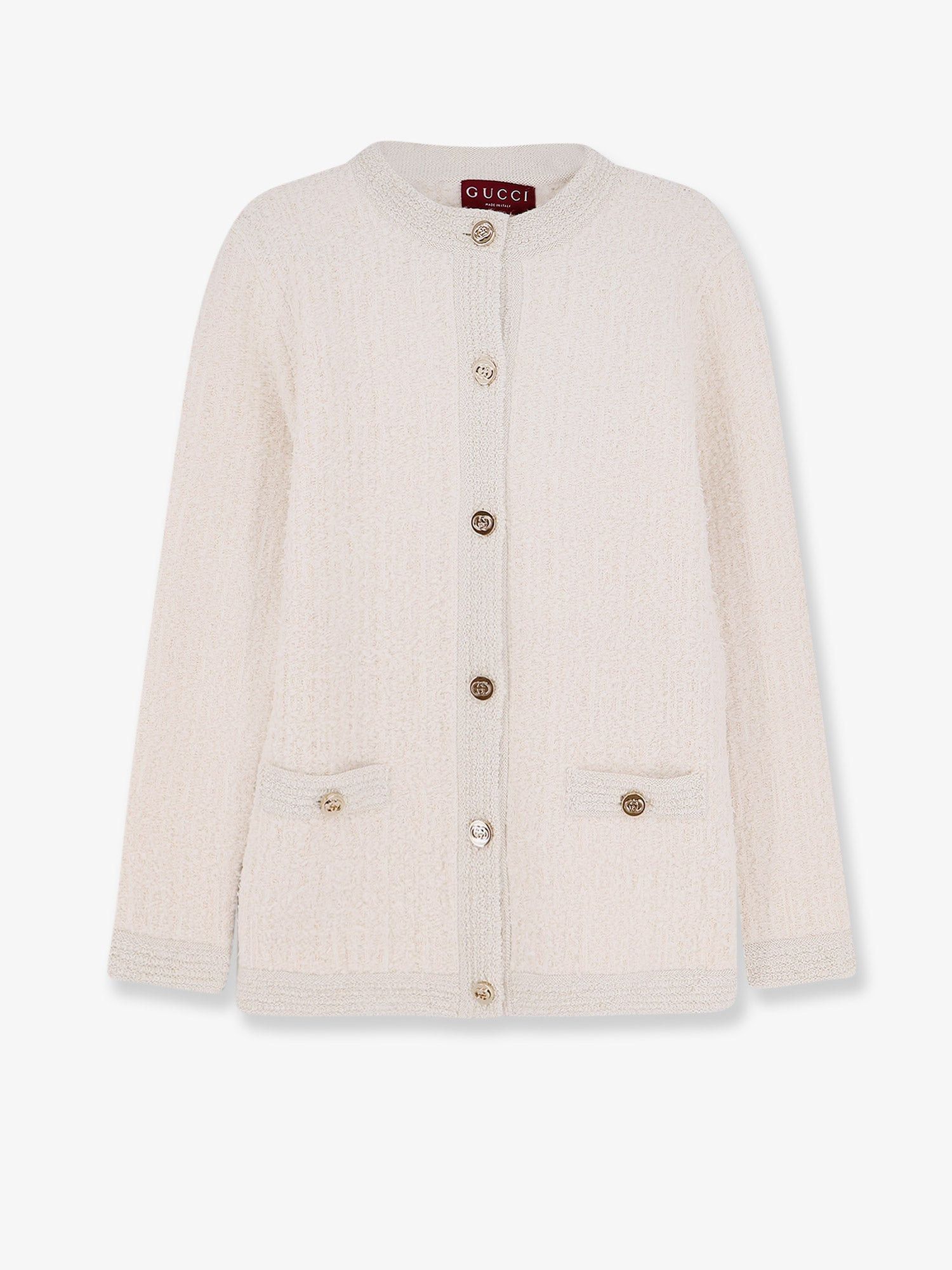 Gucci Wool and cotton blend cardigan S - USA Tariffs Included Size S / US 4 / IT 40 - 1 Thumbnail