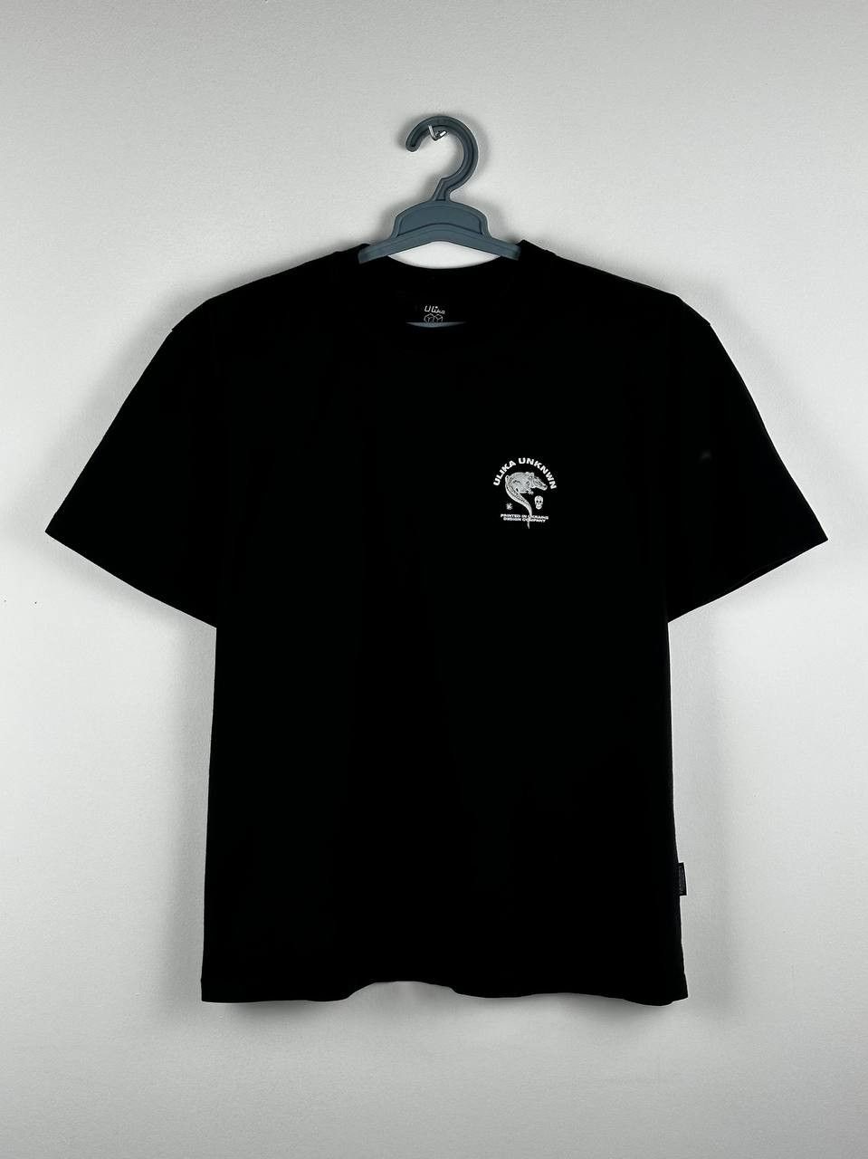 Vintage Ukrainian Streetwear Black Oversized T SHIRT Size US L / EU 52-54 / 3 - 2 Thumbnail