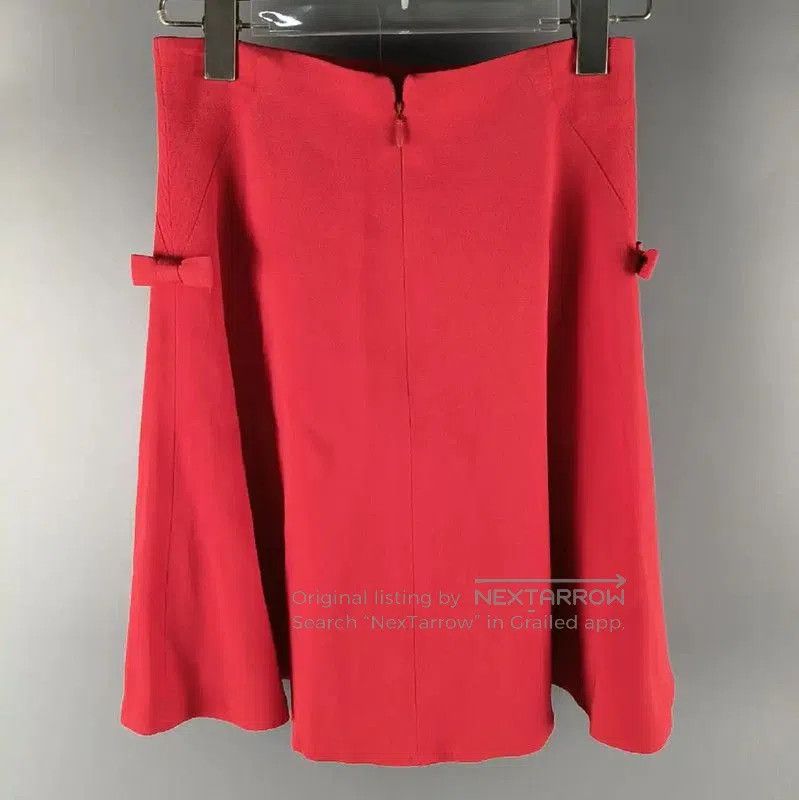Versace Versace Red Women's Midi Skirt . Size 23" - 2 Thumbnail