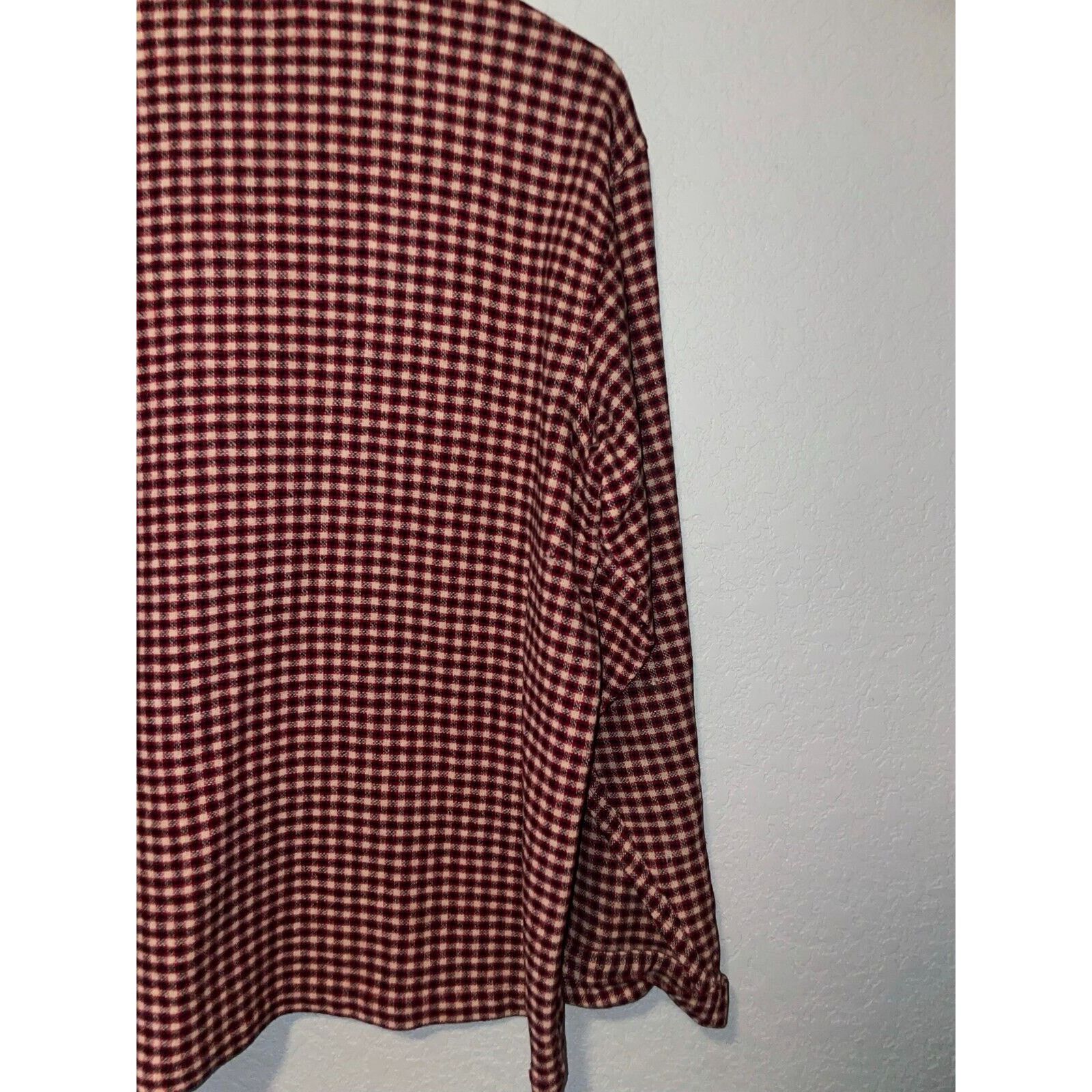 Chippewa 1960s Vintage Chippewa Wool Red Button Down Looped Shirt 60s Size US XL / EU 56 / 4 - 13 Thumbnail