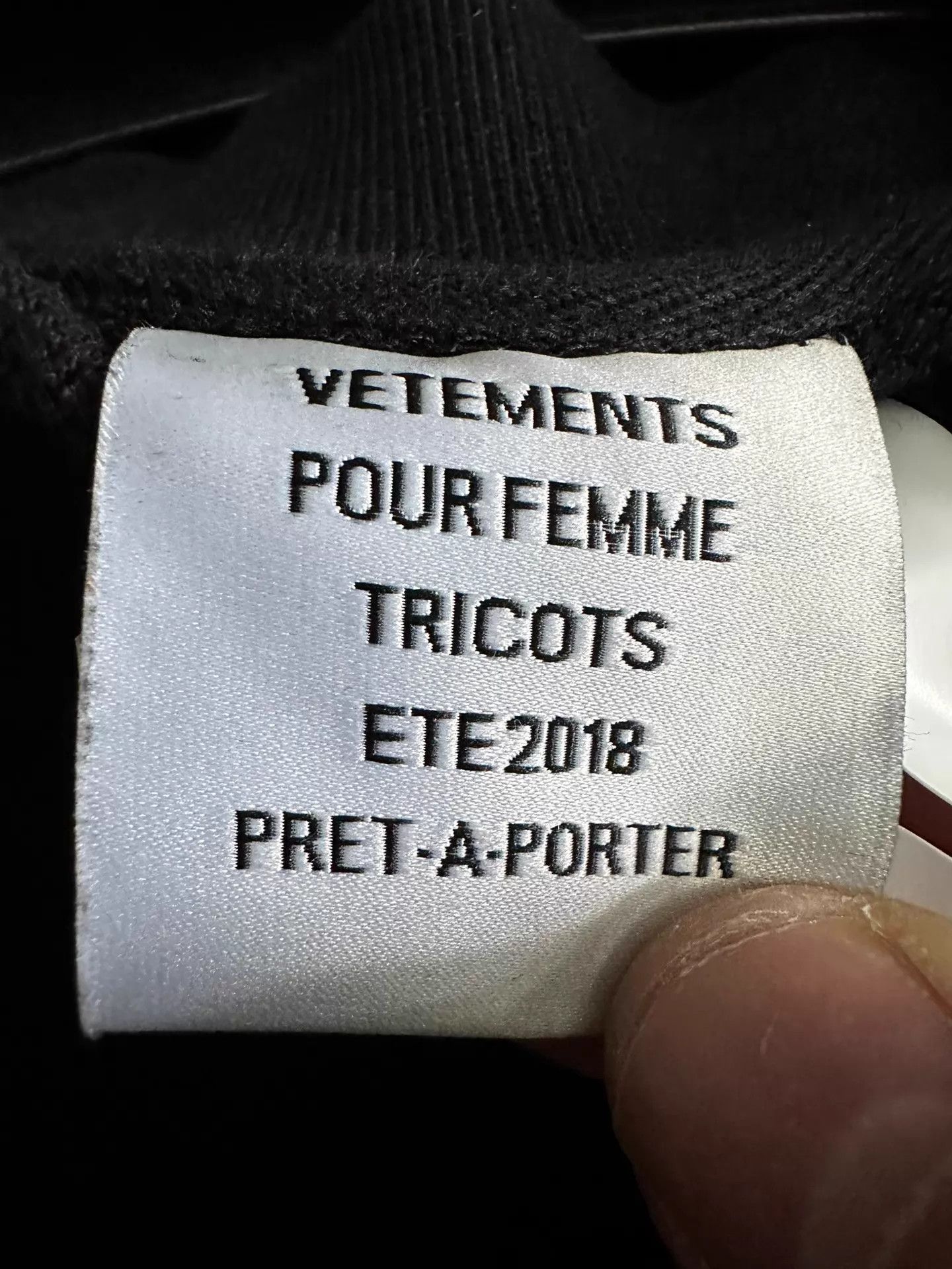 Vetements Vetements unskinny Sweatshirts size S Size US S / EU 44-46 / 1 - 4 Thumbnail