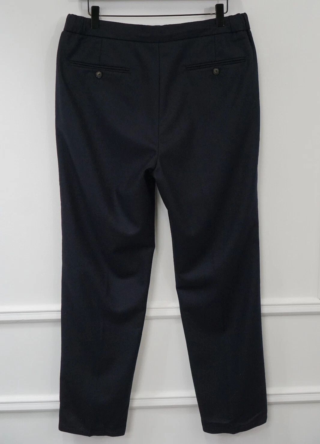 Suitsupply Men Suitsupply Trousers Blue Ames Pleat ES Wool Flannel US38 Size 38R - 2 Thumbnail