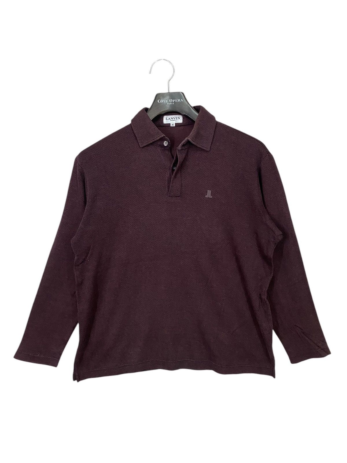 Lanvin Vintage lanvin polo shirt longsleeve size m Size US M / EU 48-50 / 2 - 1 Thumbnail