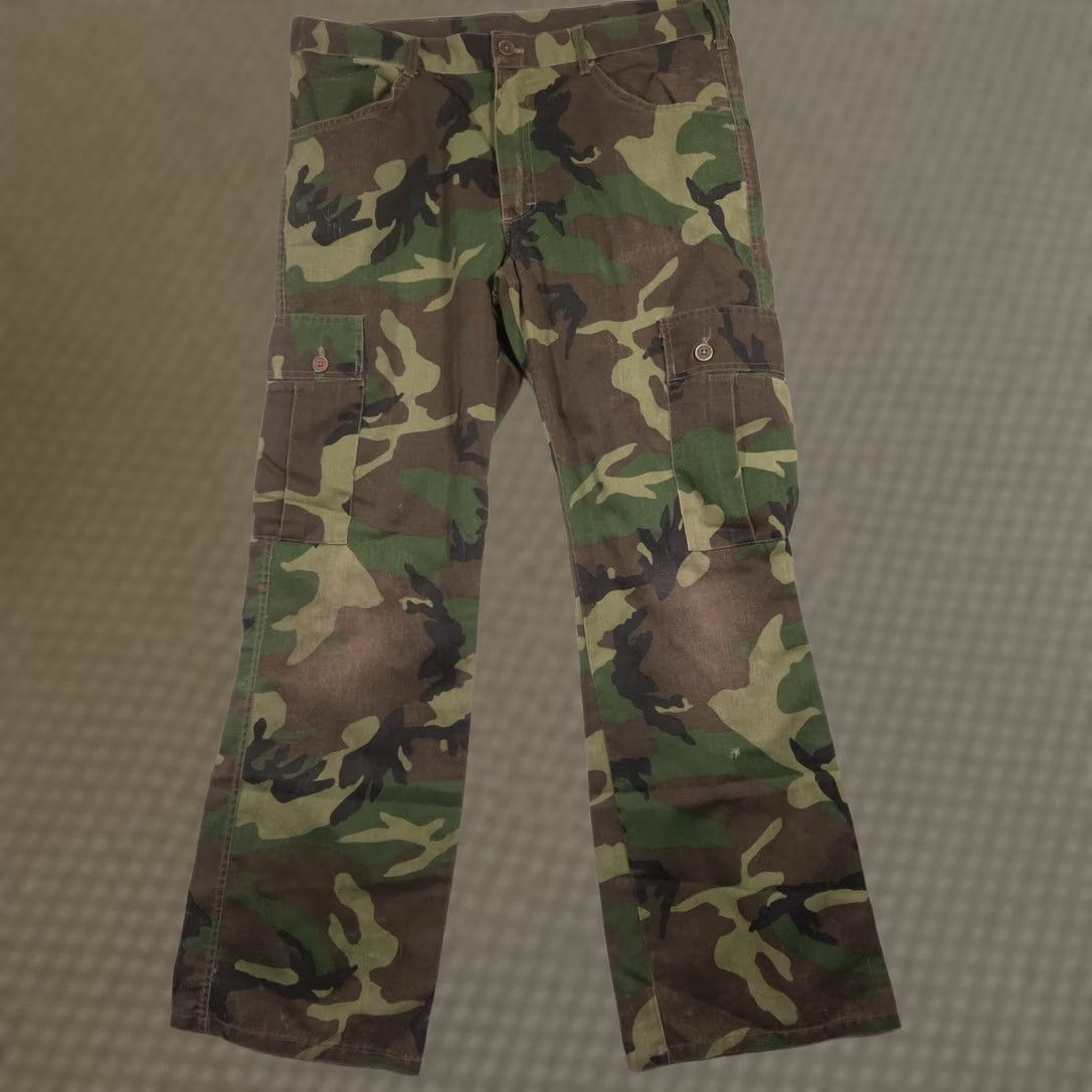 Bass Pro Shops Bass Pro Shops Cargo Pants Mens 40x33 Green Woodland Camo Hunting Army Outdoor Size US 40 / EU 56 - 1 Thumbnail