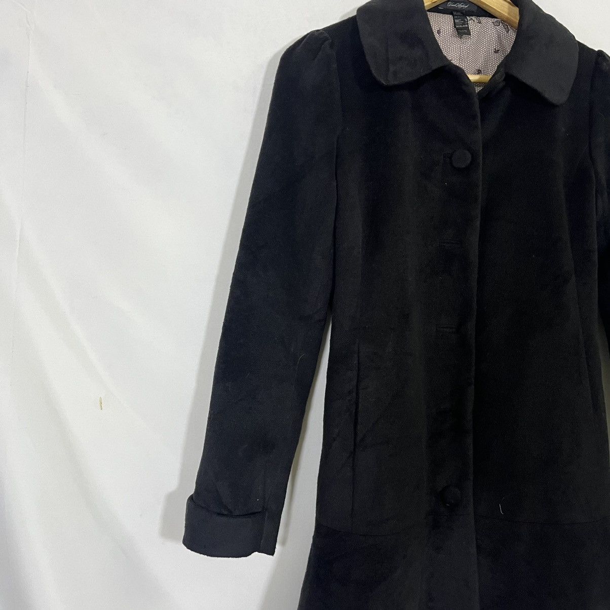 If Six Was Nine 2000s DURAS AMBIENT GOTHIC PUNK WOOL JACKET Size XS / US 0-2 / IT 36-38 - 2 Thumbnail