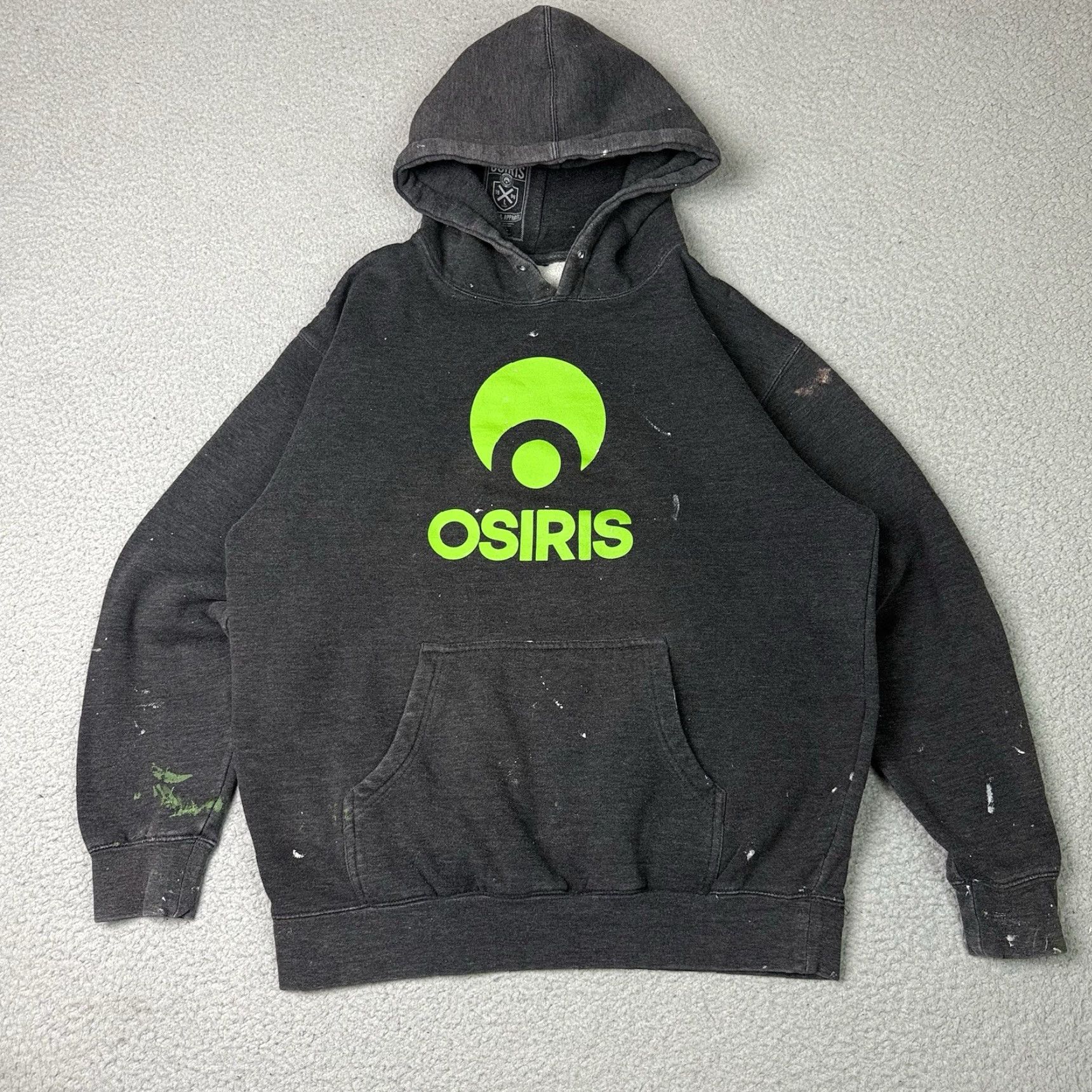 Vintage VINTAGE Osiris Sweatshirt Hoodie Mens L Gray Graphic Print Distressed Skating 90s Hip Hop Classic Sports Hipster Pullover Mens Size US L / EU 52-54 / 3 - 2 Thumbnail
