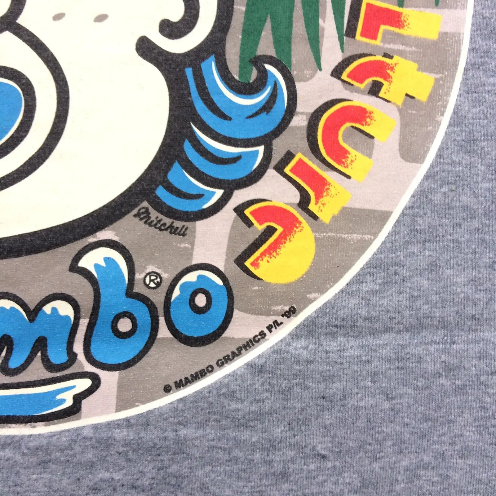 Mambo Vintage 90s Mambo The Bastard Son of Surf Culture T-shirt | Size US S / EU 44-46 / 1 - 3 Thumbnail