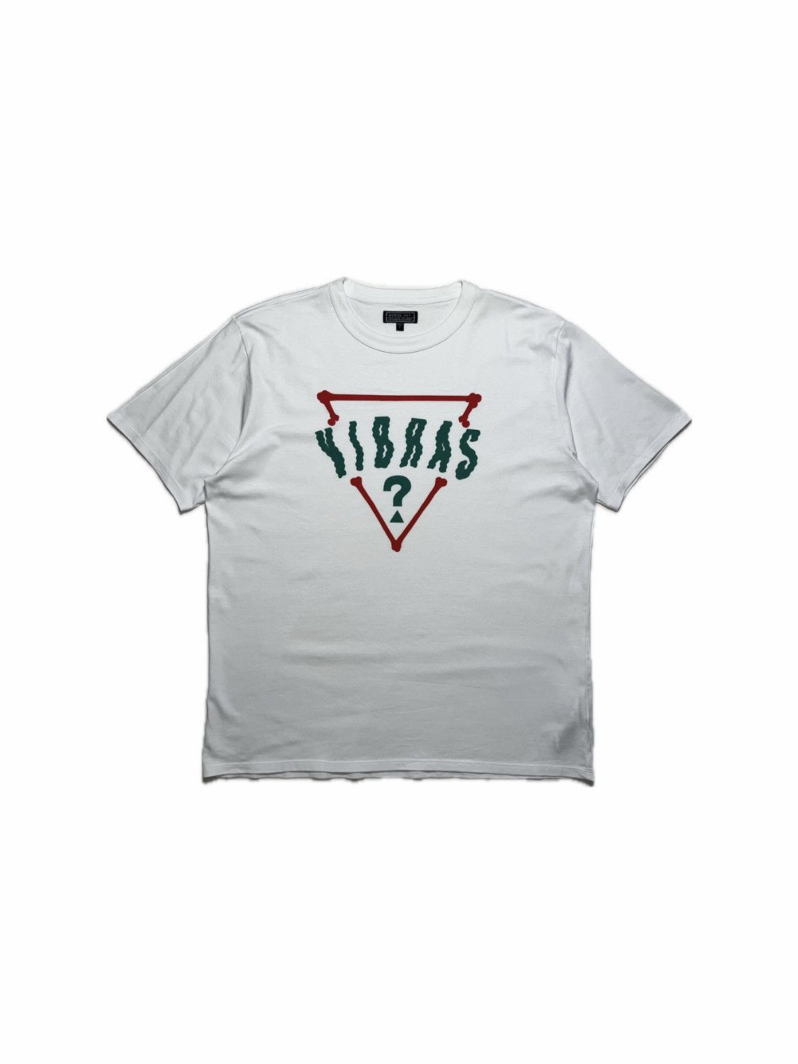 Guess × J Balvin GUESS X J BALVIN Oversize Vibras Logo Cotton T-shirt White Size US L / EU 52-54 / 3 - 1 Thumbnail