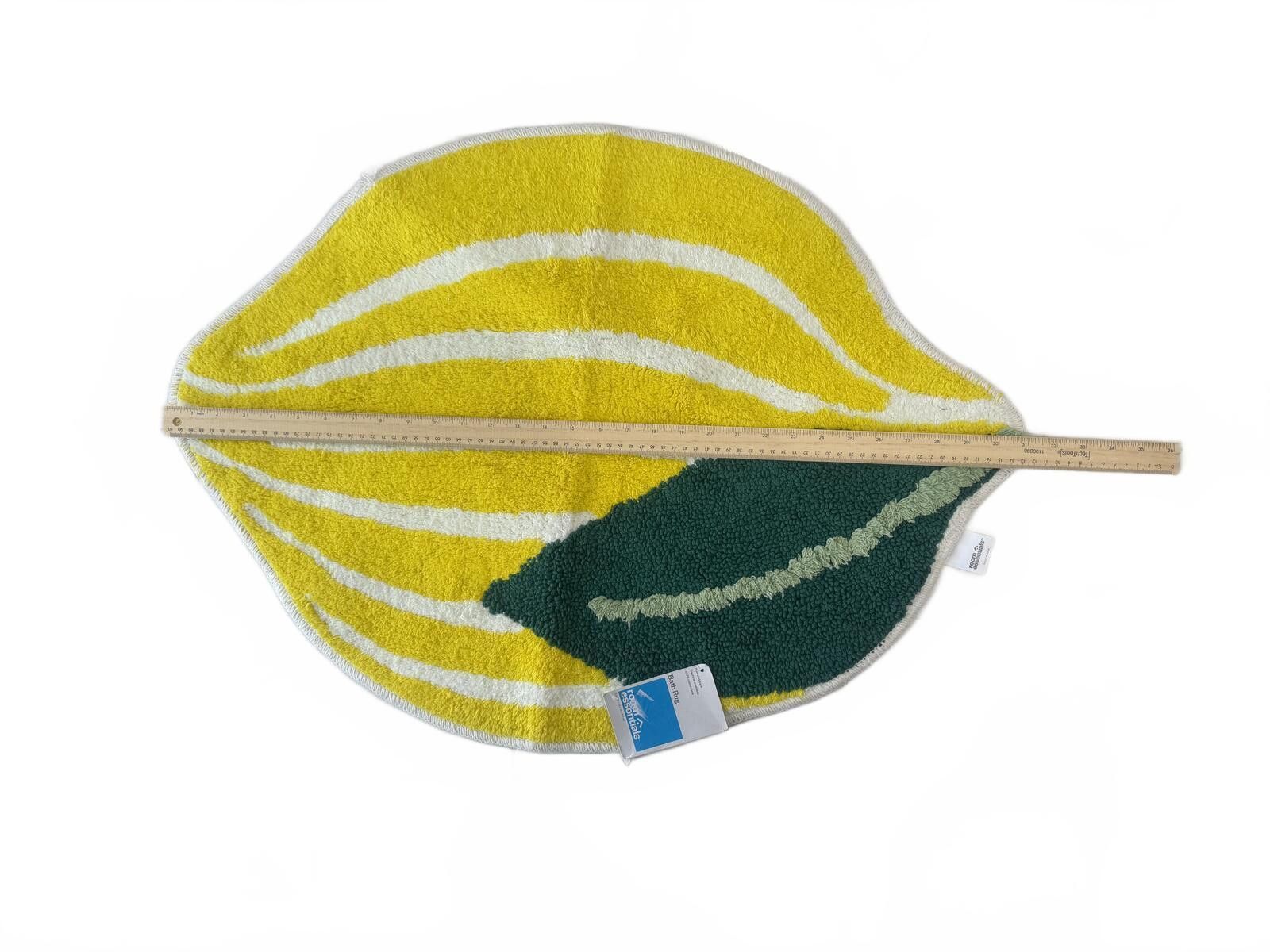 Other Room Essentials “Lemon” shape Bath Rug cod3 Size ONE SIZE - 2 Thumbnail