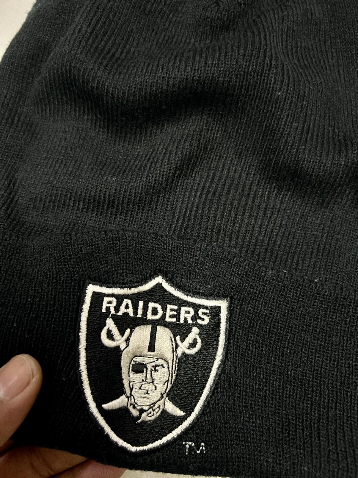 Vintage Vintage 90s Oakland Raiders Starter Beanie Hat Size ONE SIZE - 3 Thumbnail