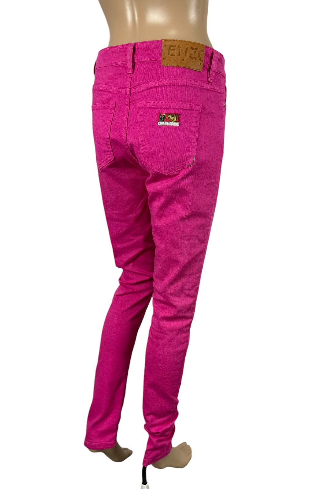 Kenzo Kenzo Paris Pink Jeans Embroidered Logo Slim size 38 Size 26" / US 2 / IT 38 - 1 Thumbnail