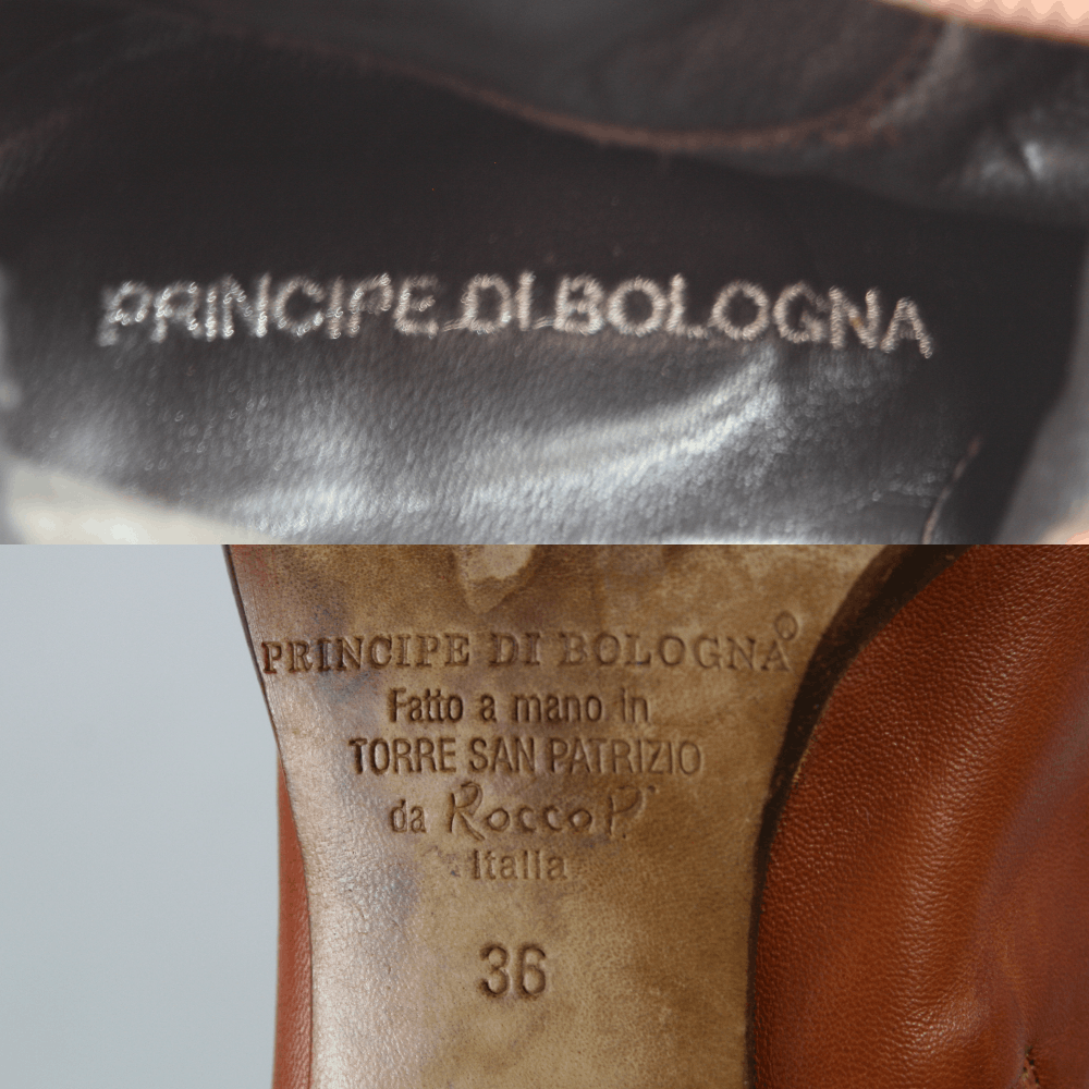 Principe Principe Di Bologna 00S Knee High Riding Boots Vintage Size US 6 / IT 36 - 18 Thumbnail
