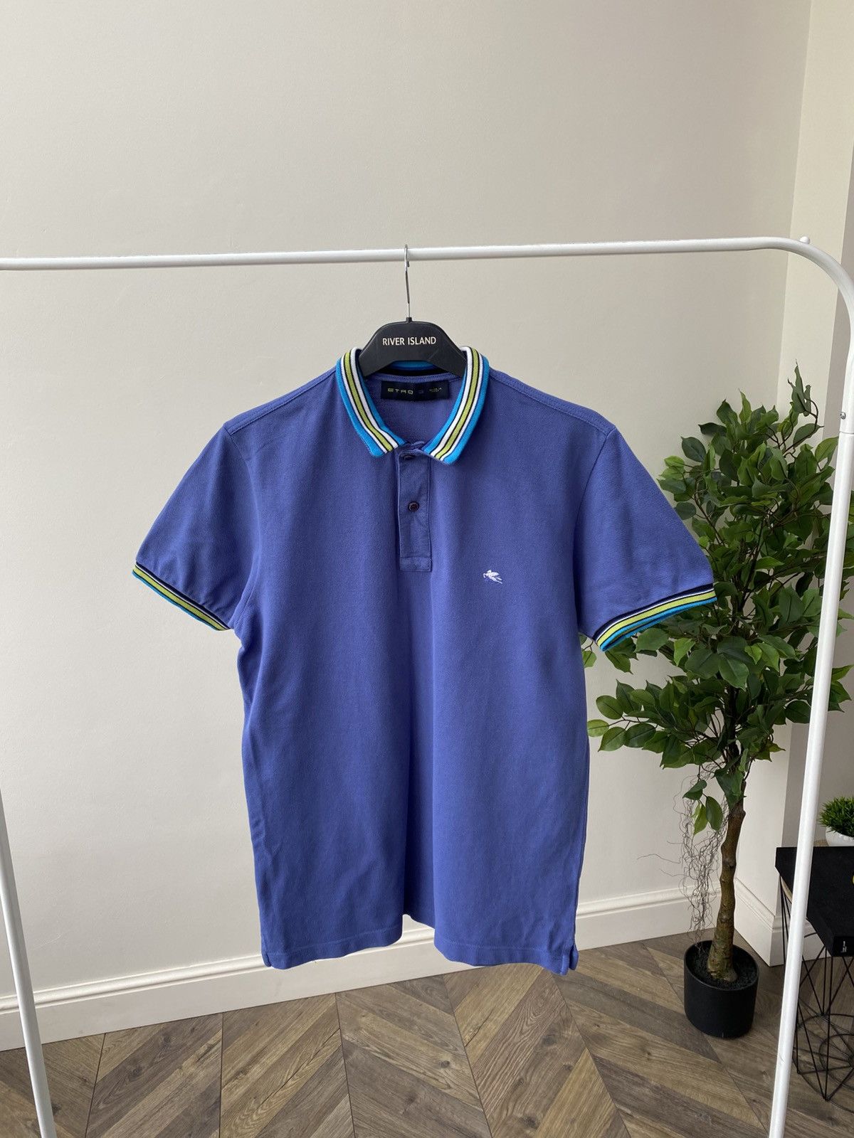 Designer × Etro × Vintage Vintage Etro Luxury Polo T-Shirt Size US S / EU 44-46 / 1 - 2 Thumbnail