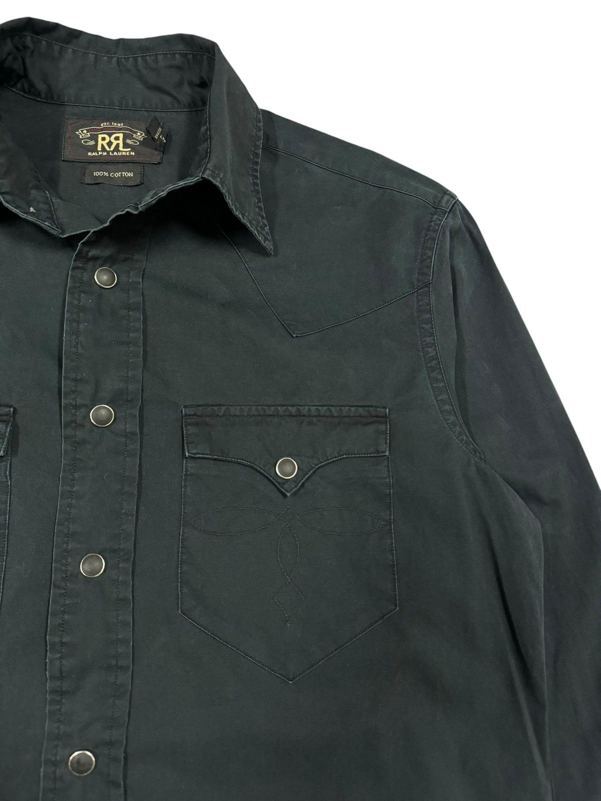 Polo Ralph Lauren Rrl Ralph Lauren Western Snap Button Shirt Size US S / EU 44-46 / 1 - 6 Thumbnail