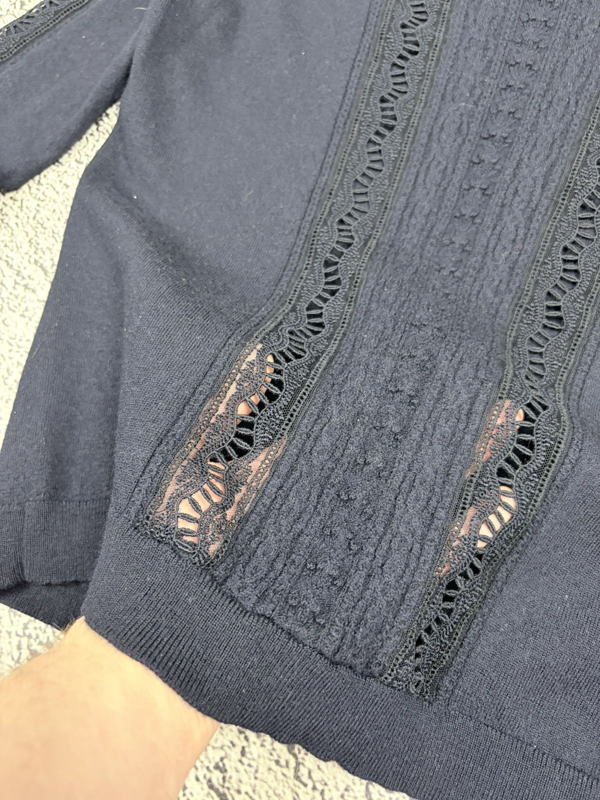 Sezane Sézane Janis Laine Merino Manches Longues Pull Tricot Size M / US 6-8 / IT 42-44 - 6 Thumbnail