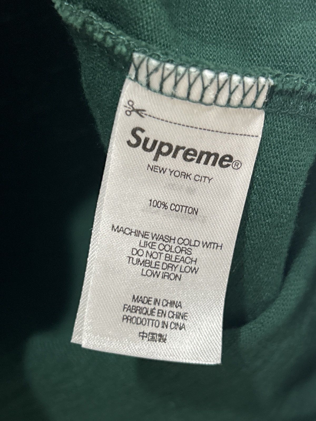 Supreme Supreme Alpha Omega S/S Top Dark Teal | Grailed