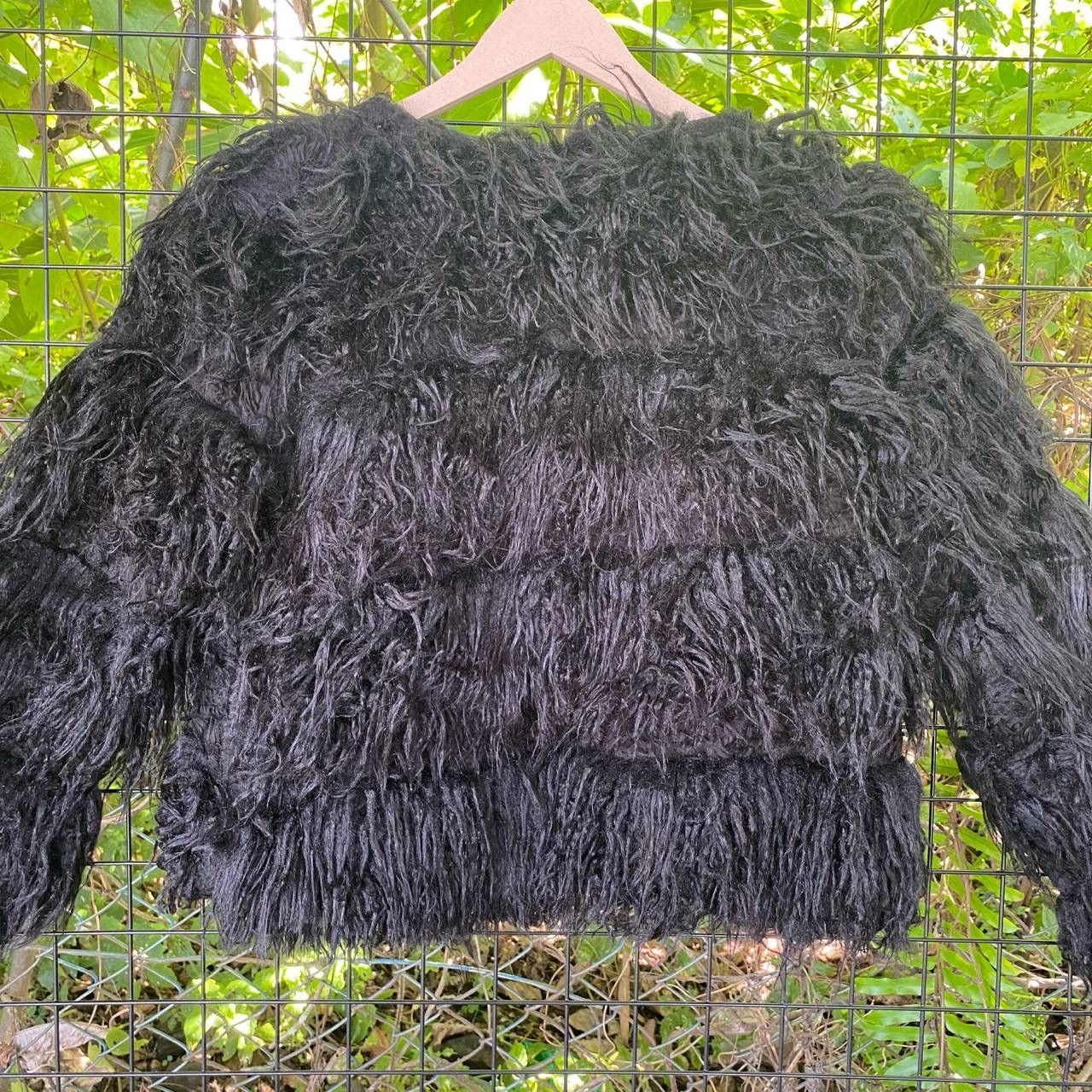 Other Vintage Flufy Fur Crop Top Cardigan Size M / US 6-8 / IT 42-44 - 8 Thumbnail