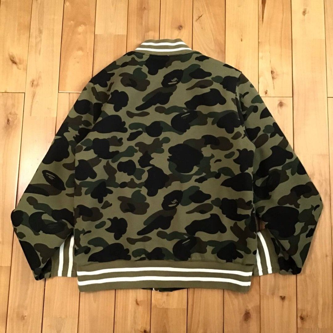 Bape BAPE camo Sweat varsity jacket 1st camo green a bathing ape Size US S / EU 44-46 / 1 - 2 Thumbnail