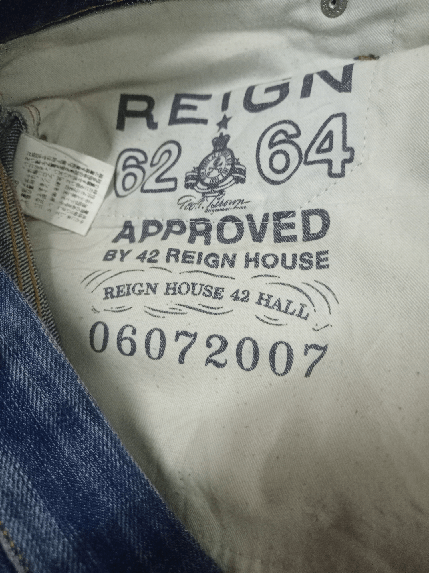 Japanese Brand Vintage Japanese Reign Studio Distress Paint Splatter Jeans Size US 35 - 12 Thumbnail