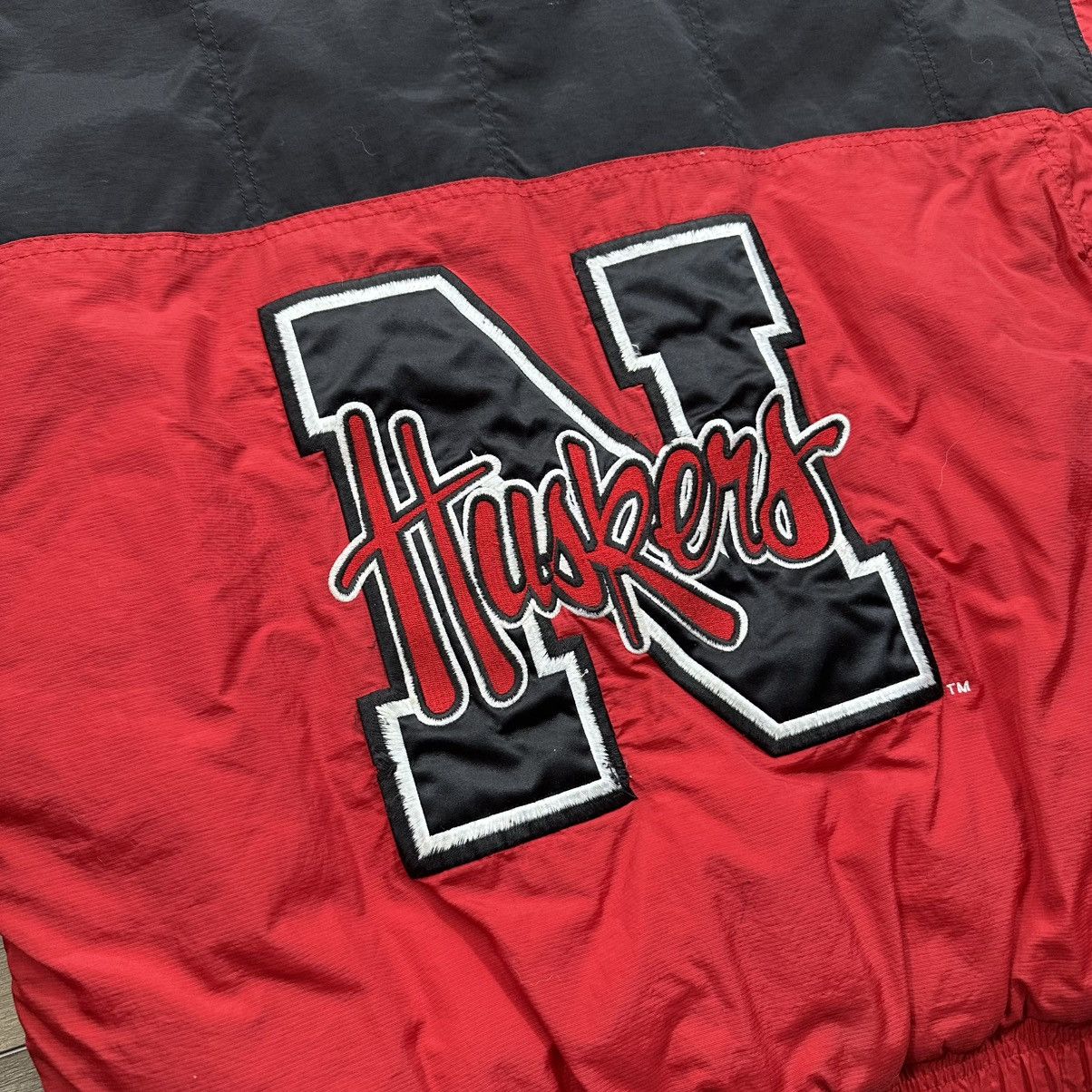 Starter Vintage 2000s Starter Nebraska Red and Black Puffer Jacket Size US S / EU 44-46 / 1 - 7 Thumbnail